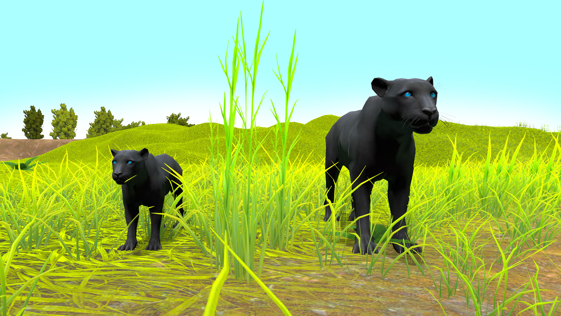 اسکرین شات 2 بازی Black Panther Simulator Games
