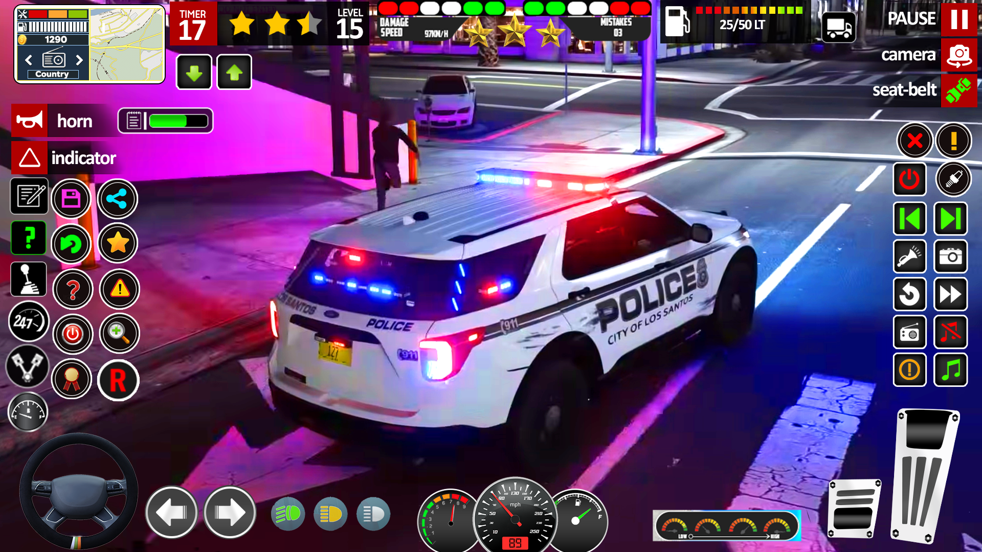 اسکرین شات 1 بازی Police Car Simulator Car Games