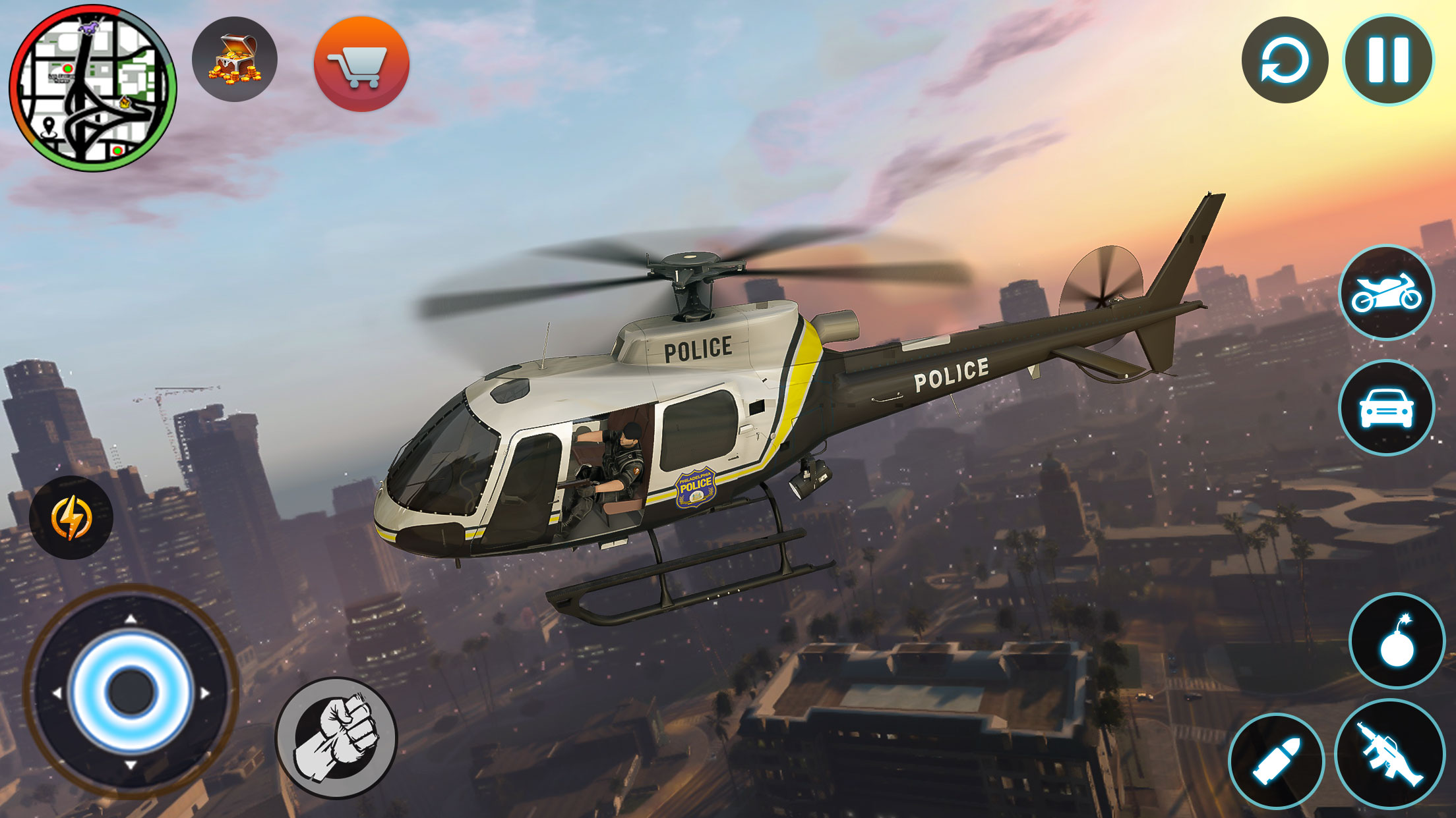 اسکرین شات 1 بازی Police Thief Games: Cop Sim