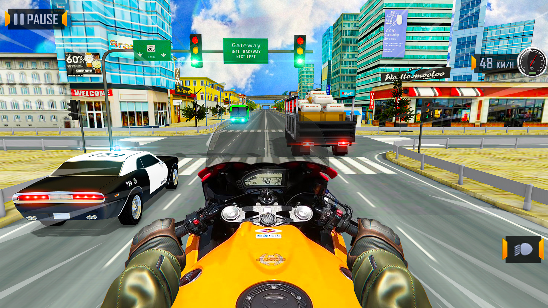 اسکرین شات 2 بازی Motorcycle Game Bike Games 3D
