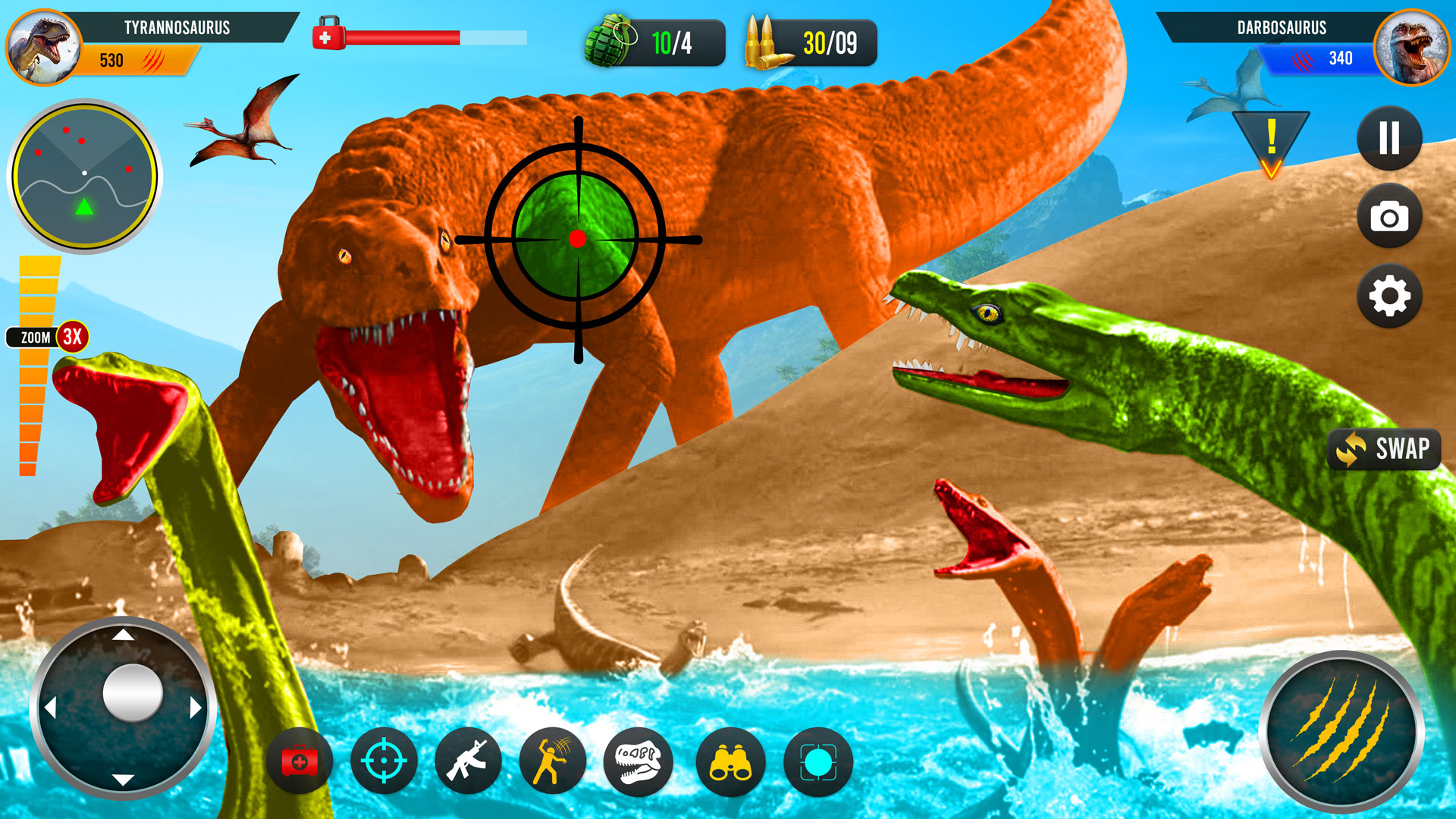 اسکرین شات 2 بازی Wild Dino Animal Hunting Games