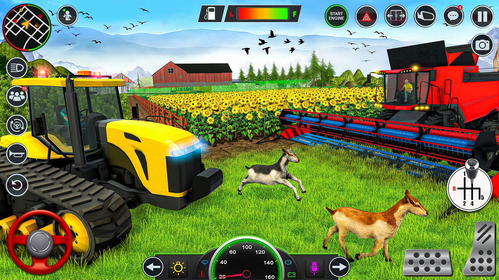 اسکرین شات 8 برنامه Indian Farming Tractor Game 3D