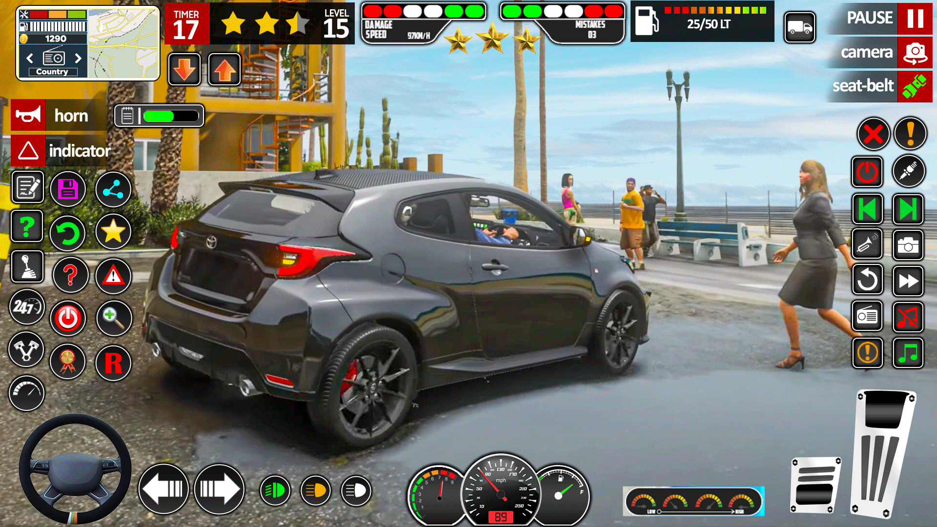 اسکرین شات 2 بازی Real Taxi Car Driving Cab Game