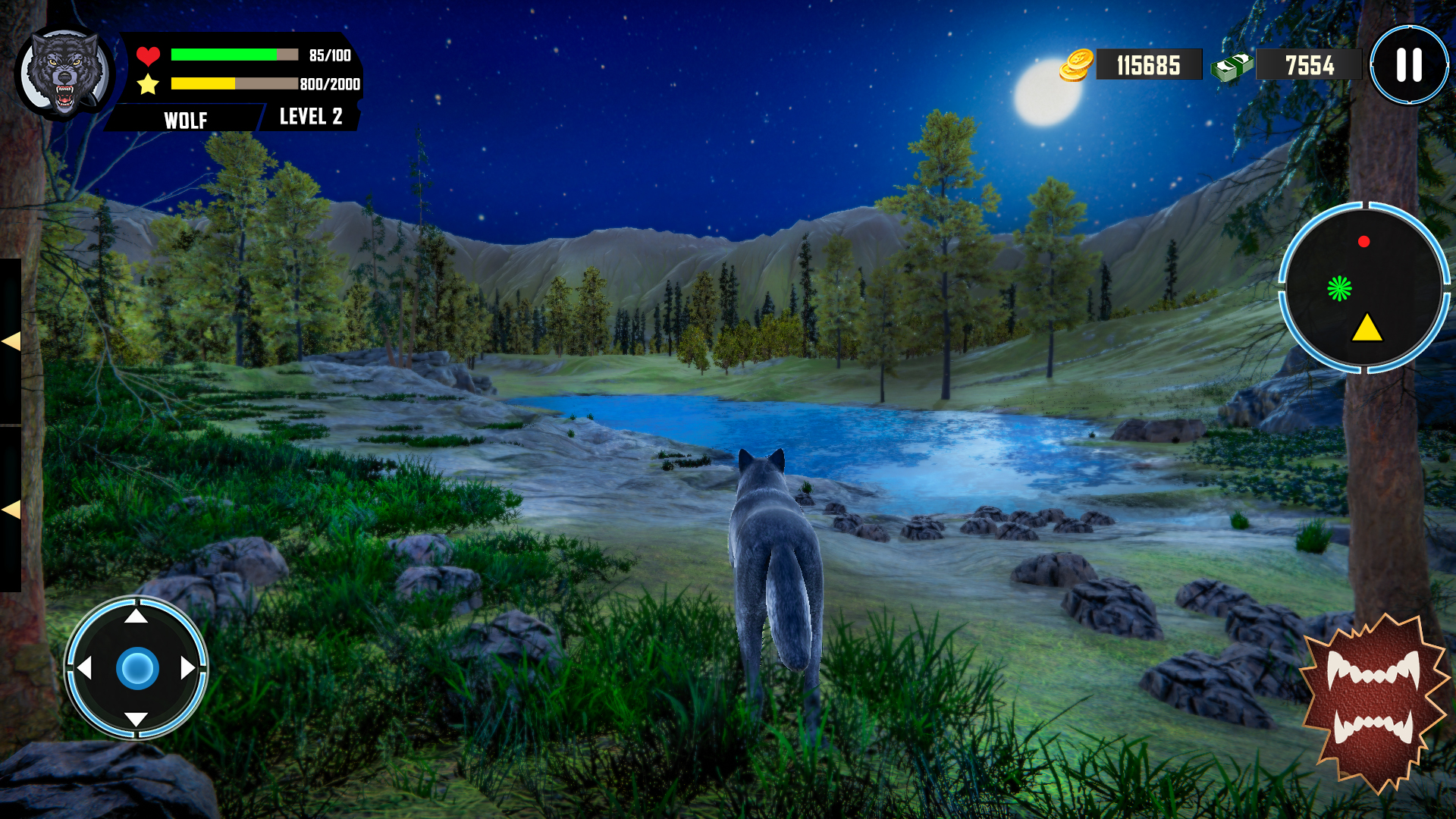 اسکرین شات 4 بازی Wild Wolf Simulator Games