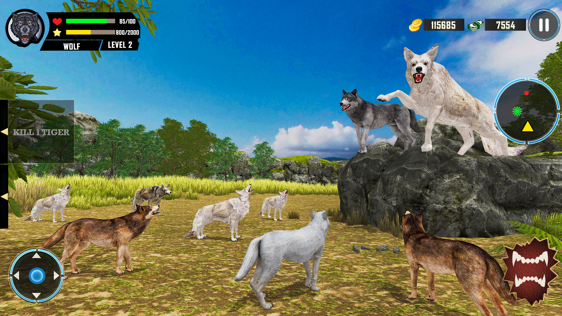 اسکرین شات 5 بازی Wild Wolf Simulator Games