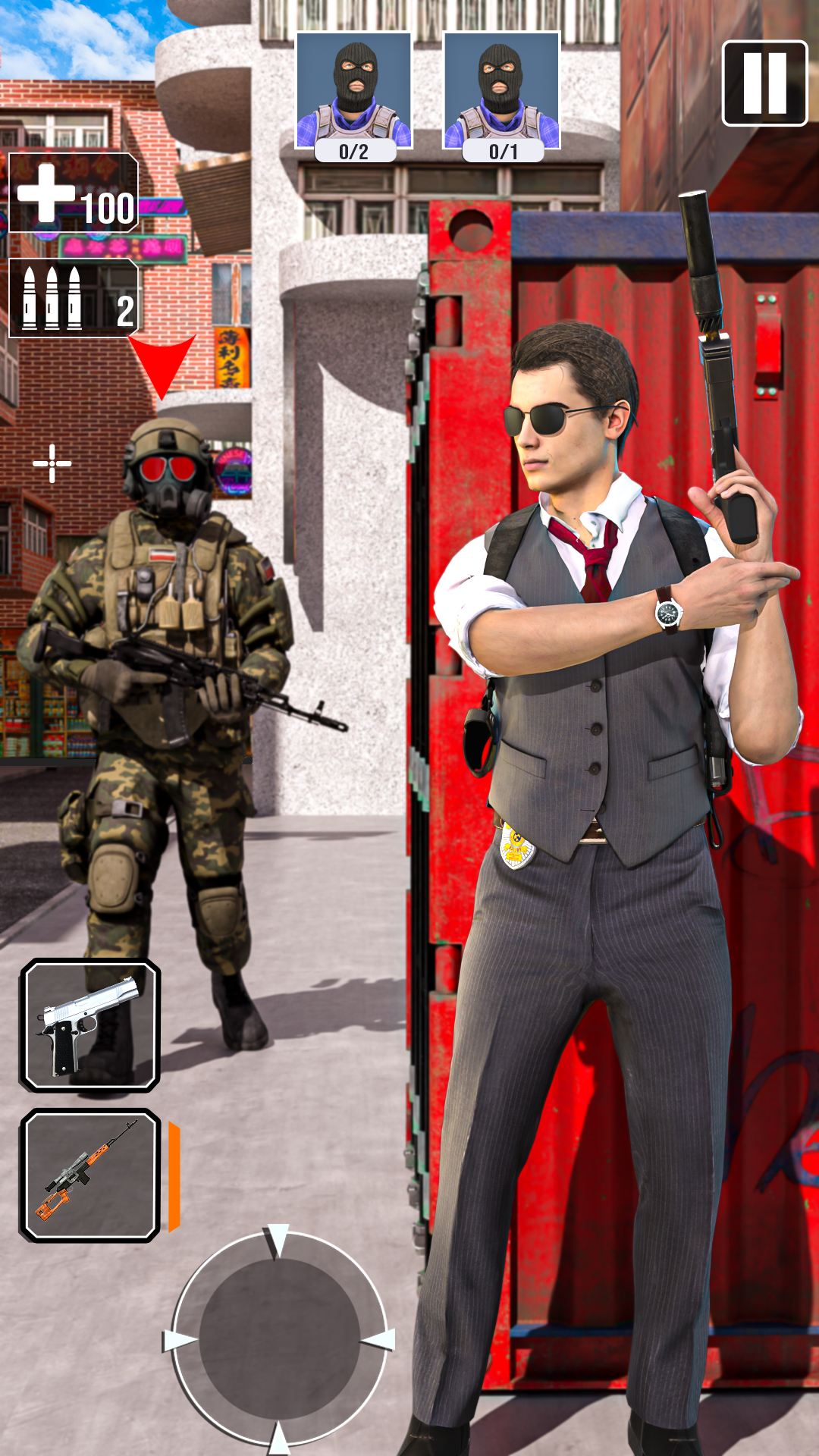 اسکرین شات 2 بازی Agent Hitman Gun Shooting Game