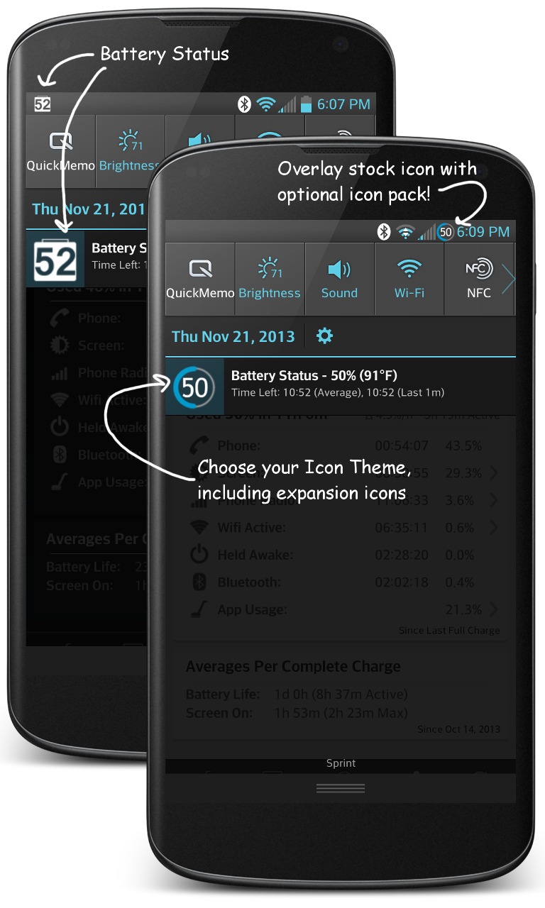 اسکرین شات 5 برنامه GSam Battery Monitor