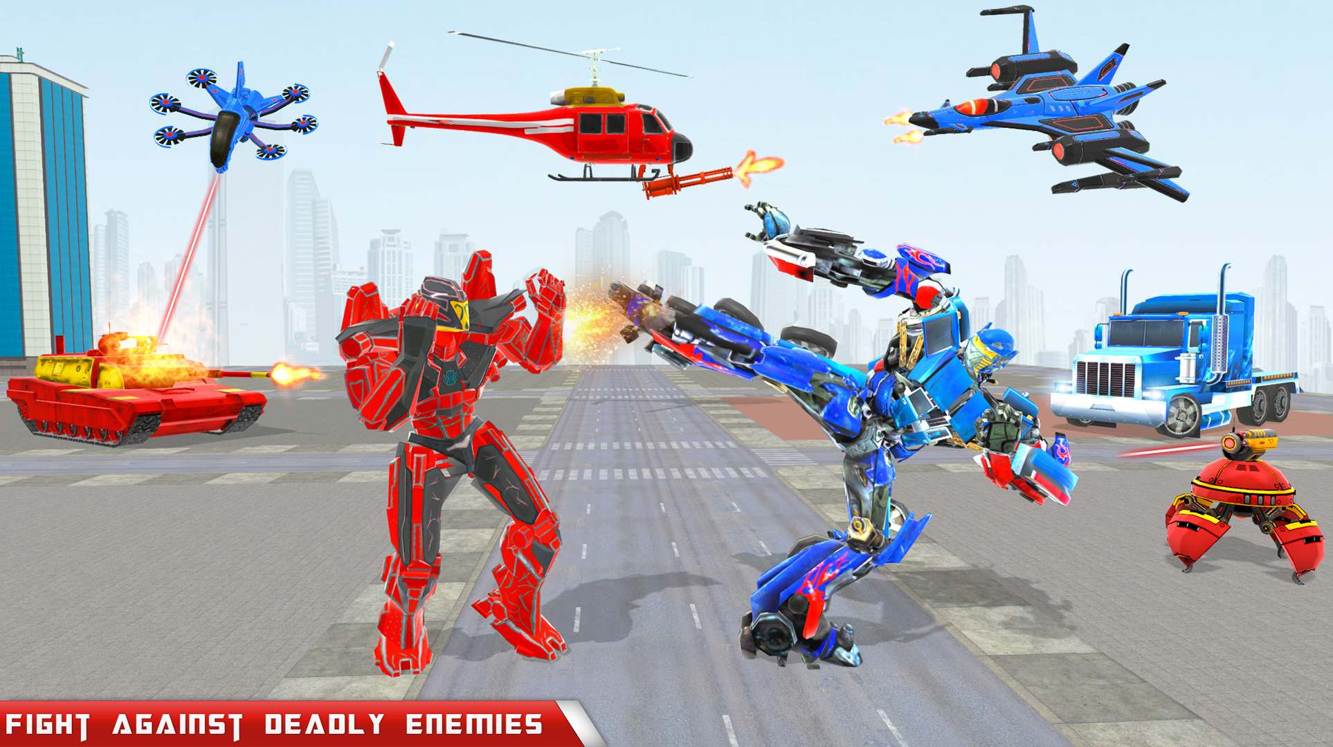 اسکرین شات 5 بازی Robot Car Transform War Games