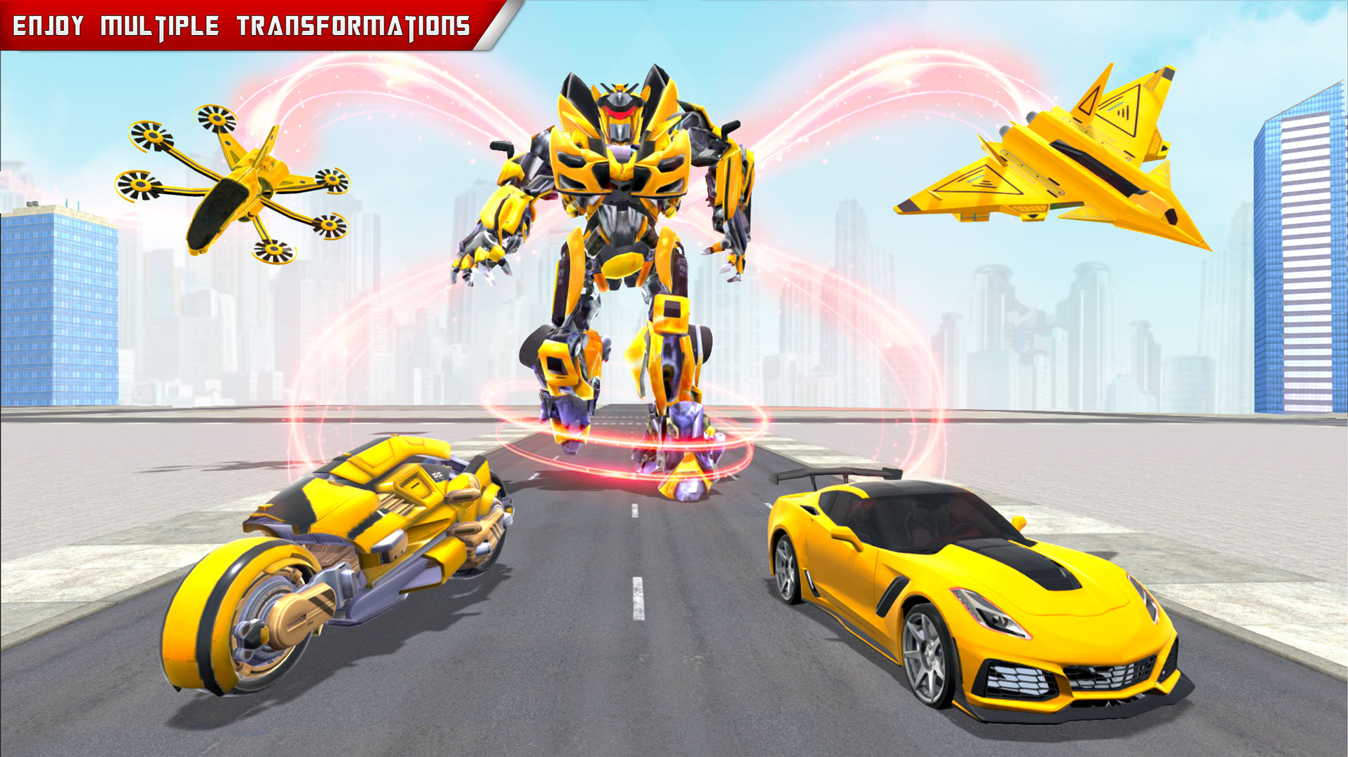 اسکرین شات 2 بازی Robot Car Transform War Games