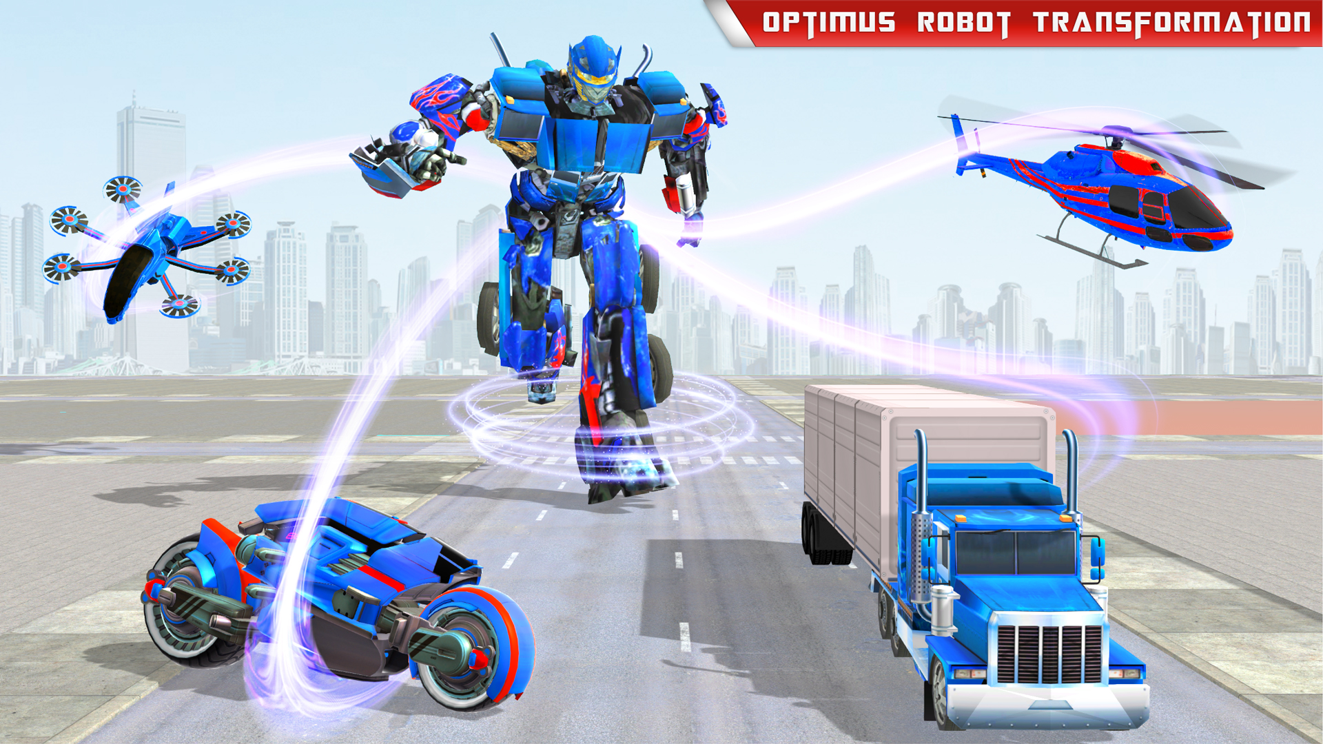 اسکرین شات 4 بازی Robot Car Transform War Games