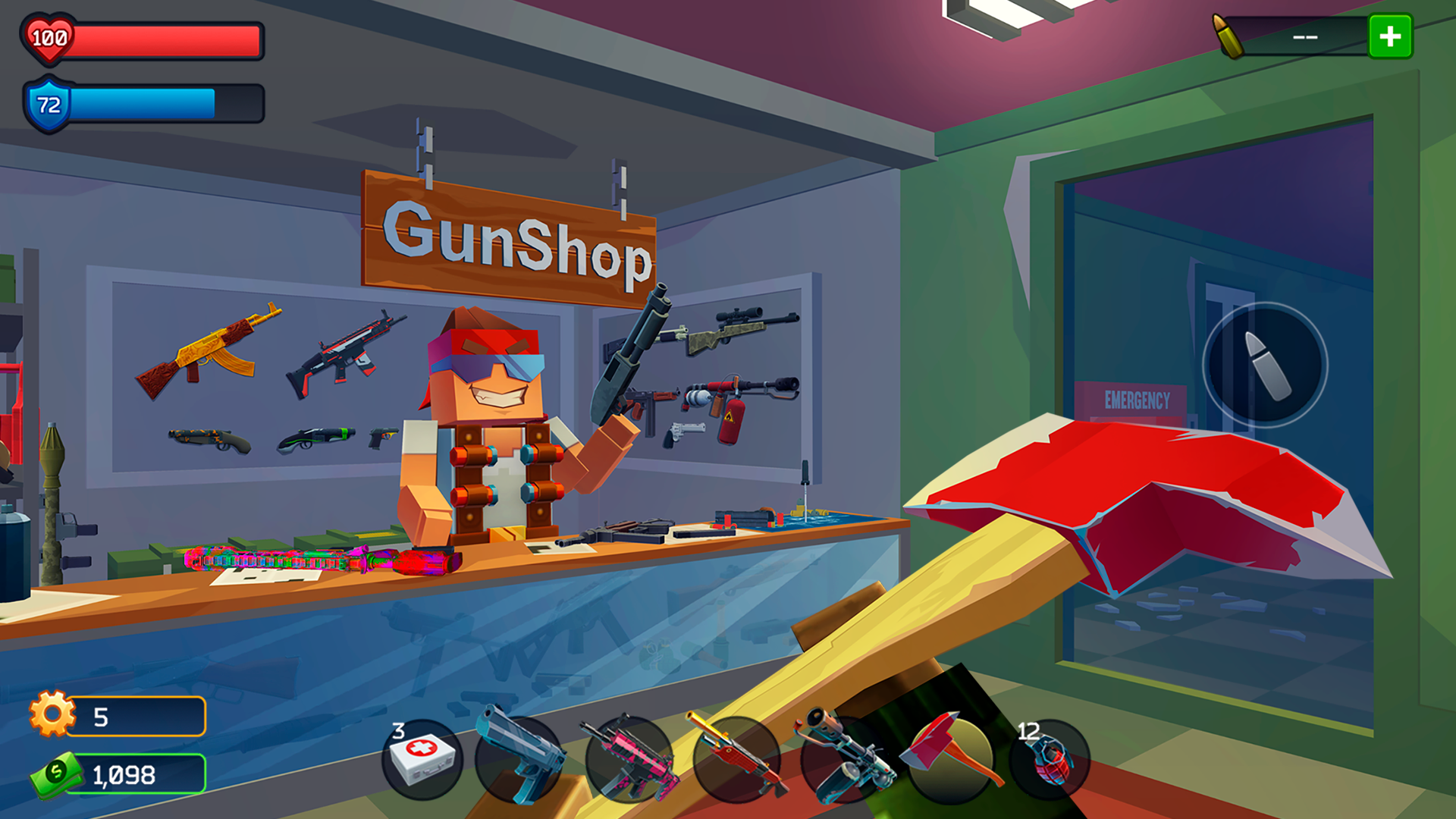 اسکرین شات 2 بازی Pixel Combat: Zombies Strike