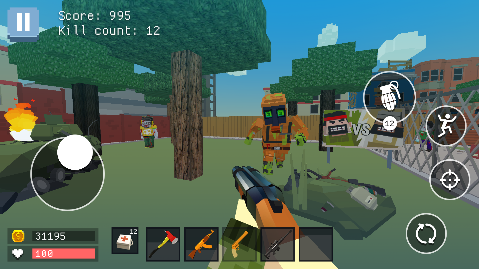 اسکرین شات 2 بازی Pixel Combat: World of Guns