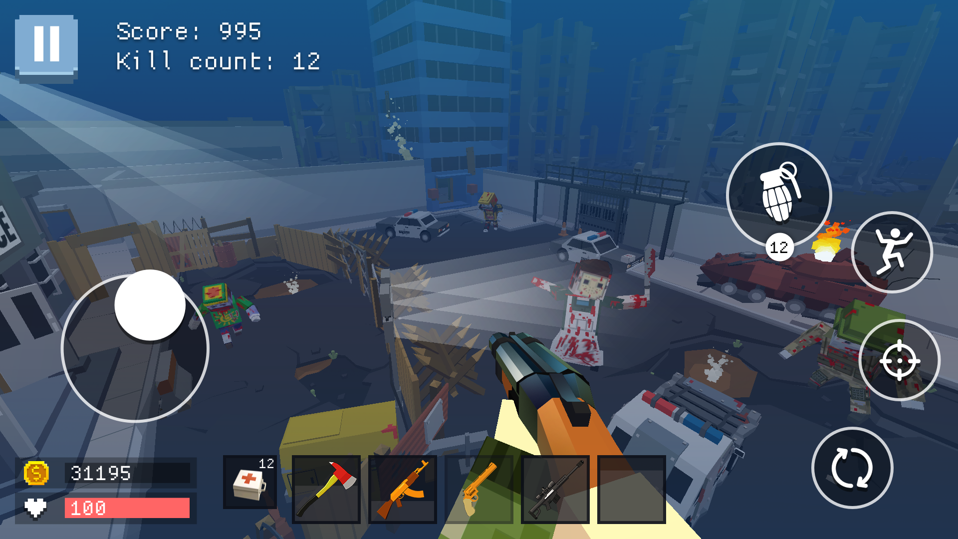 اسکرین شات 3 بازی Pixel Combat: World of Guns