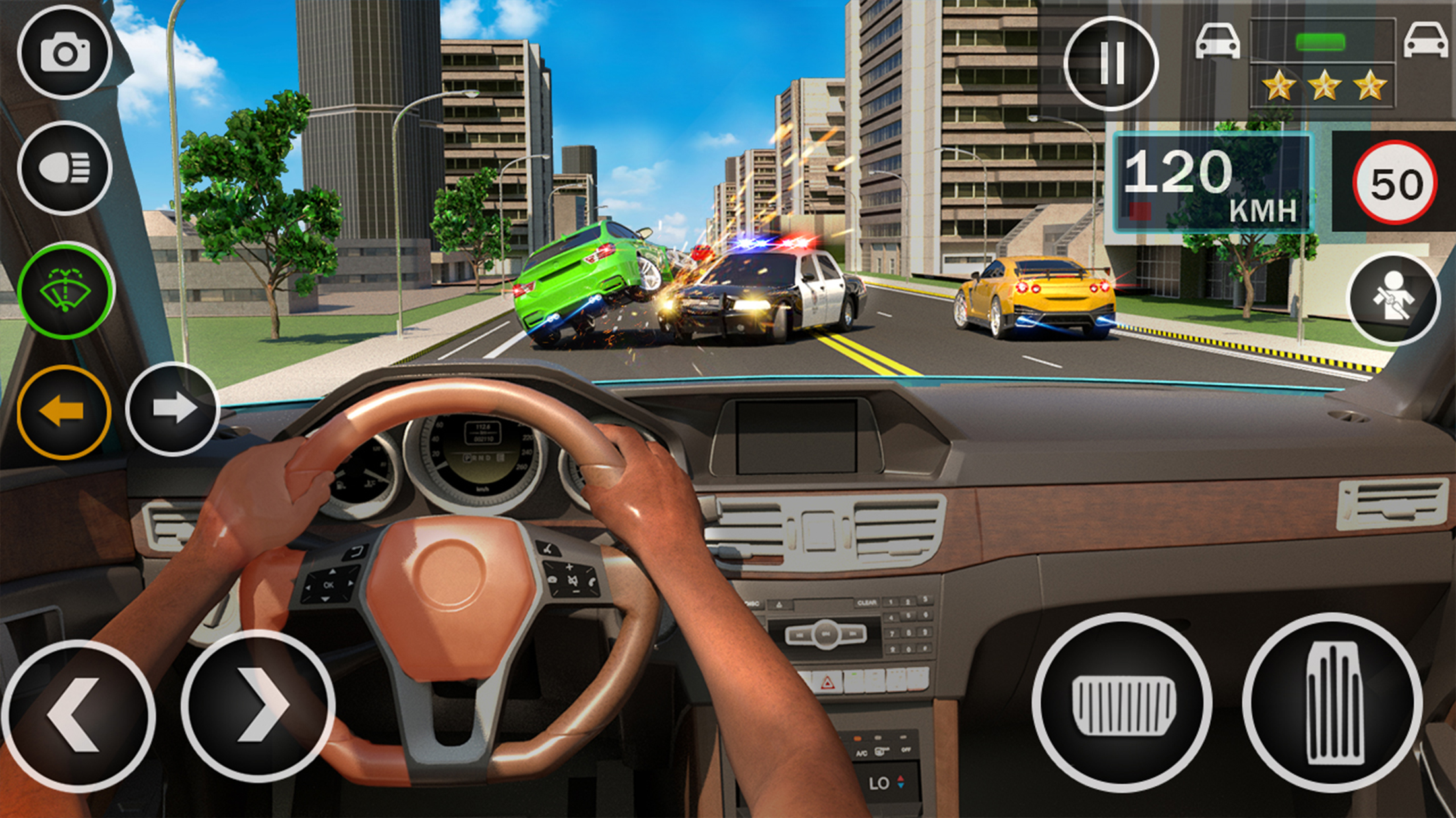 اسکرین شات 2 بازی City Car Driving Parking Games