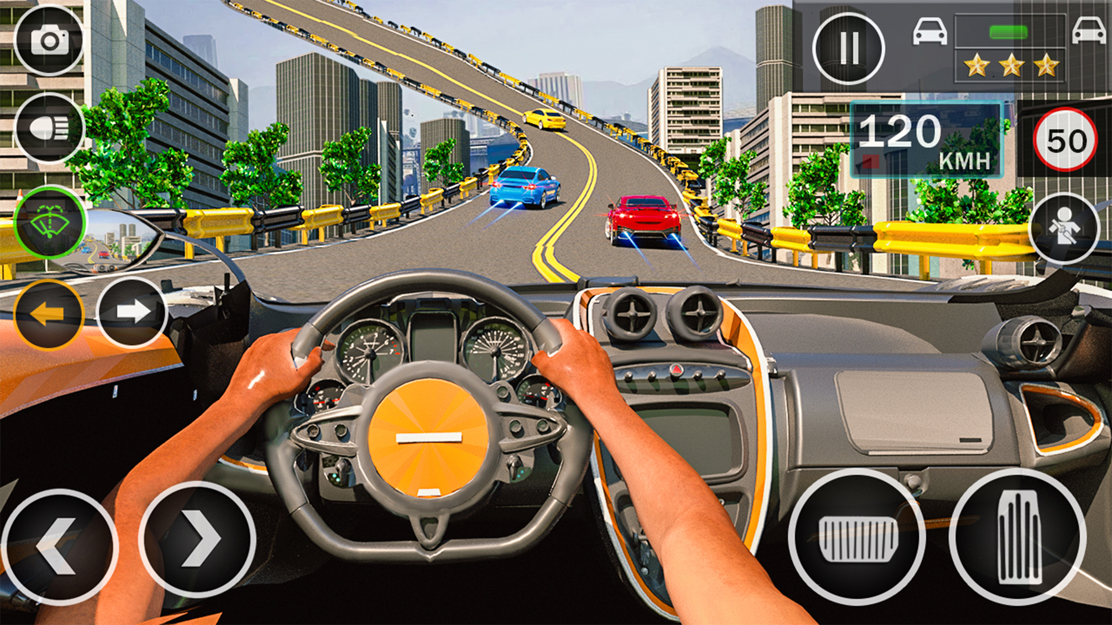 اسکرین شات 1 بازی City Car Driving Parking Games
