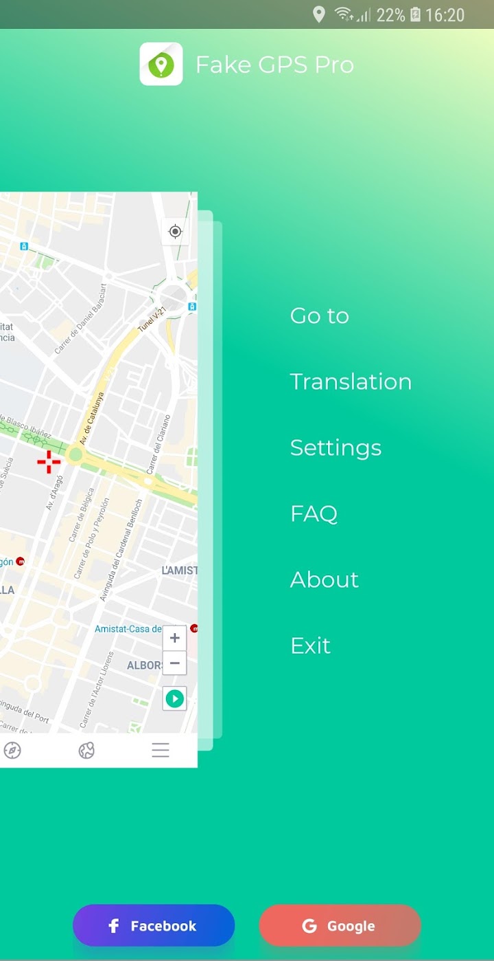 اسکرین شات 4 برنامه Fake GPS Location: Joystick and Routes