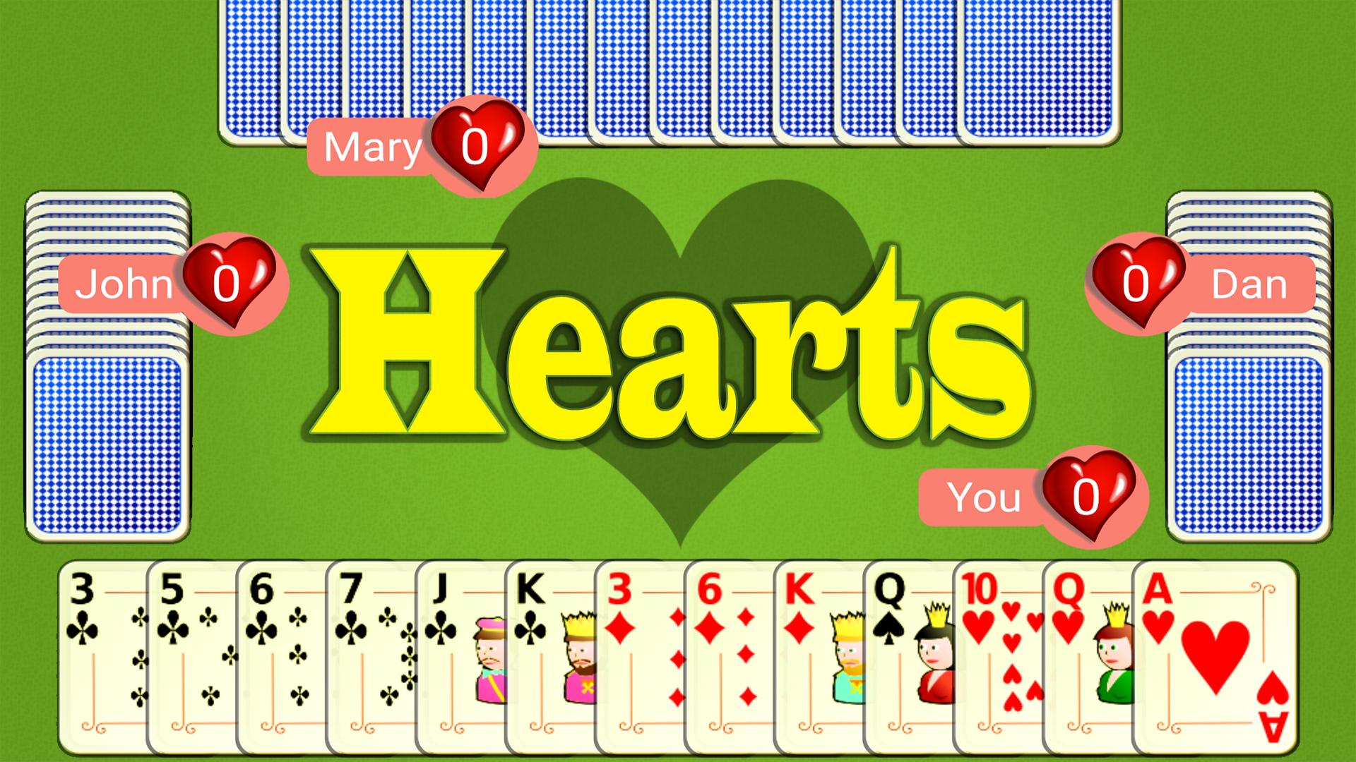 اسکرین شات 1 بازی Hearts Mobile
