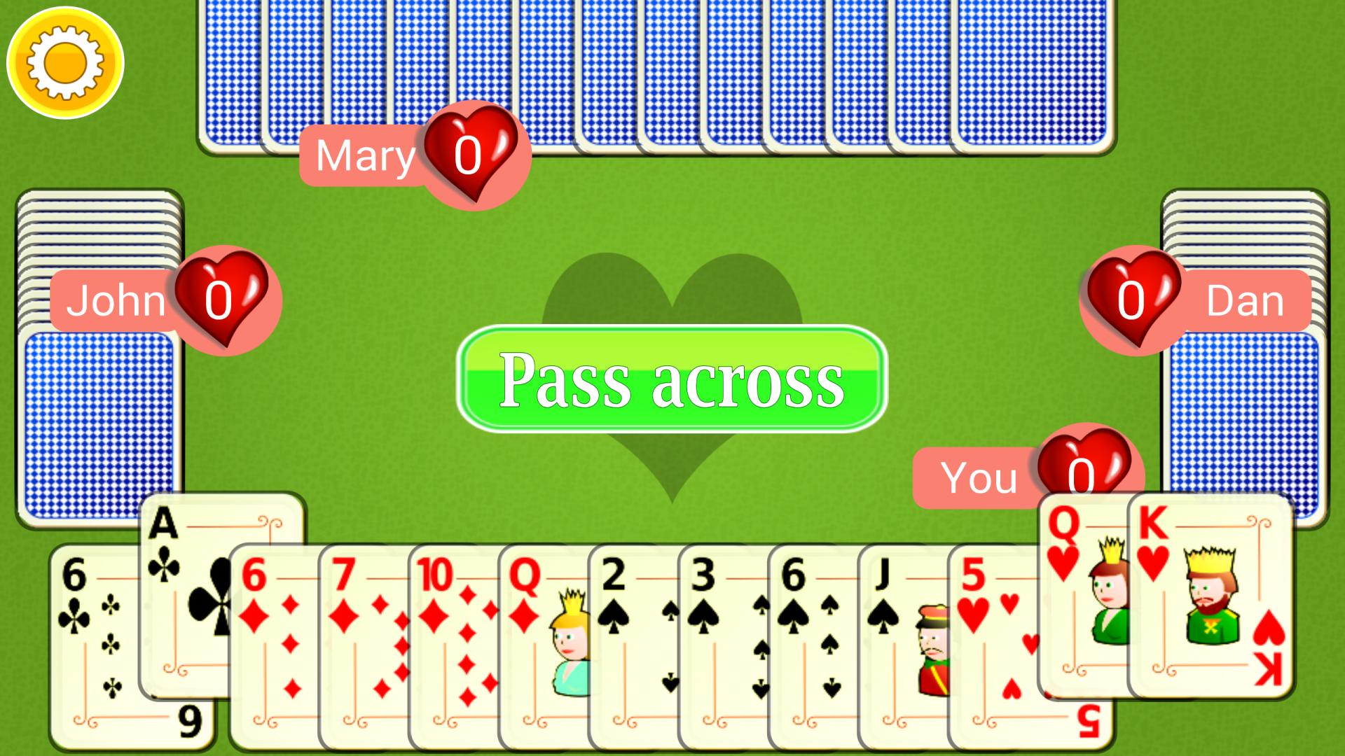 اسکرین شات 3 بازی Hearts Mobile