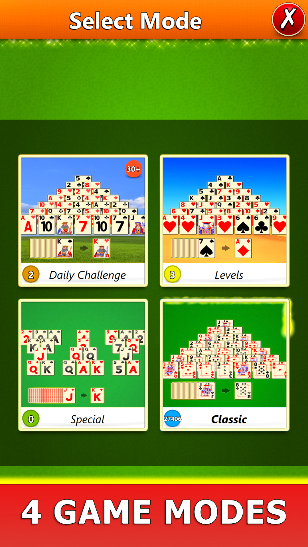 اسکرین شات 3 بازی Pyramid Solitaire Mobile