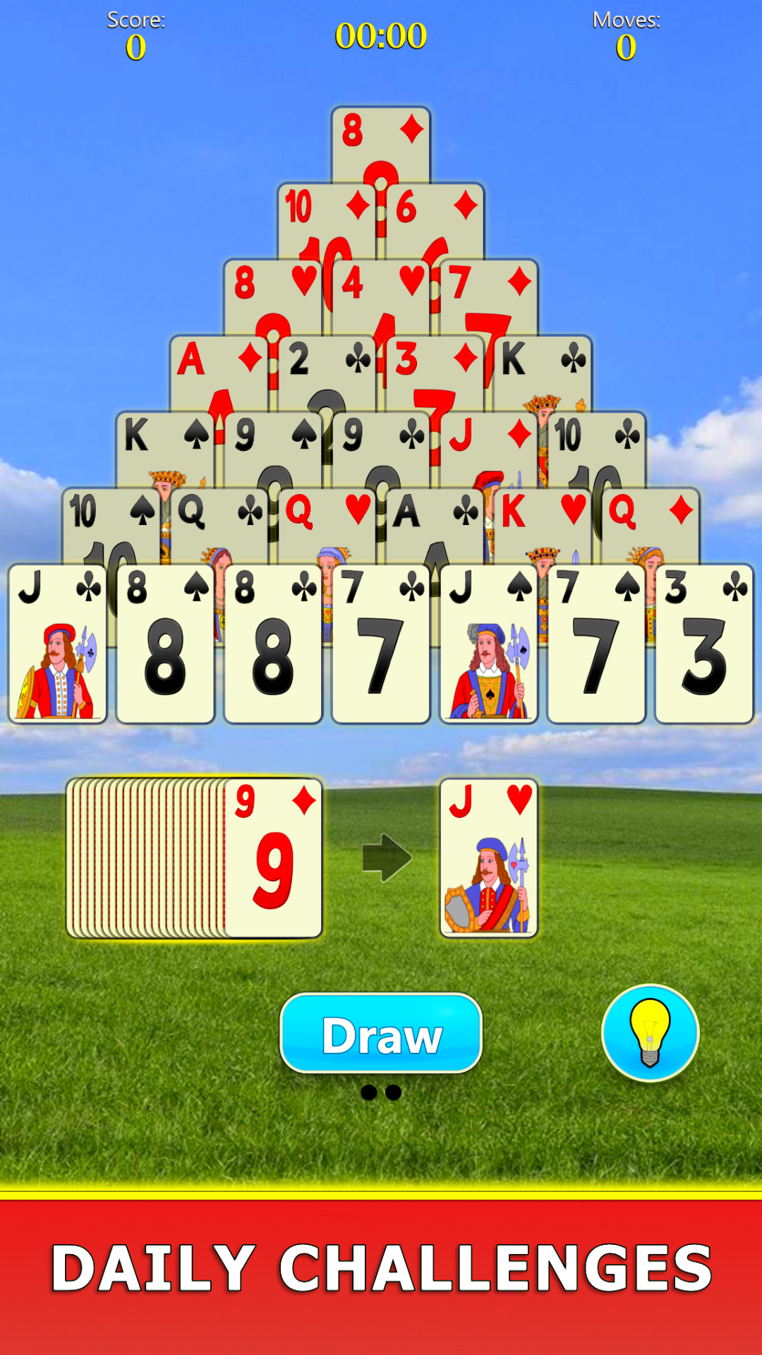 اسکرین شات 7 بازی Pyramid Solitaire Mobile