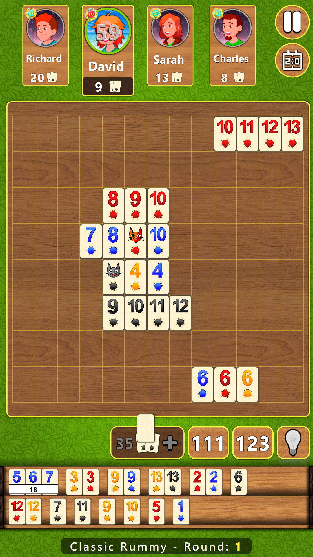 اسکرین شات 1 بازی Remmy 4 in 1 Board Game