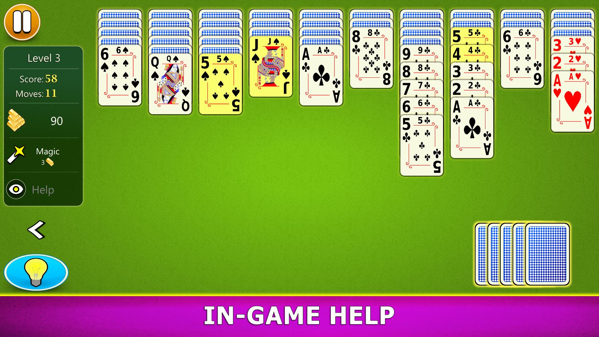 اسکرین شات 7 بازی Spider Solitaire Mobile