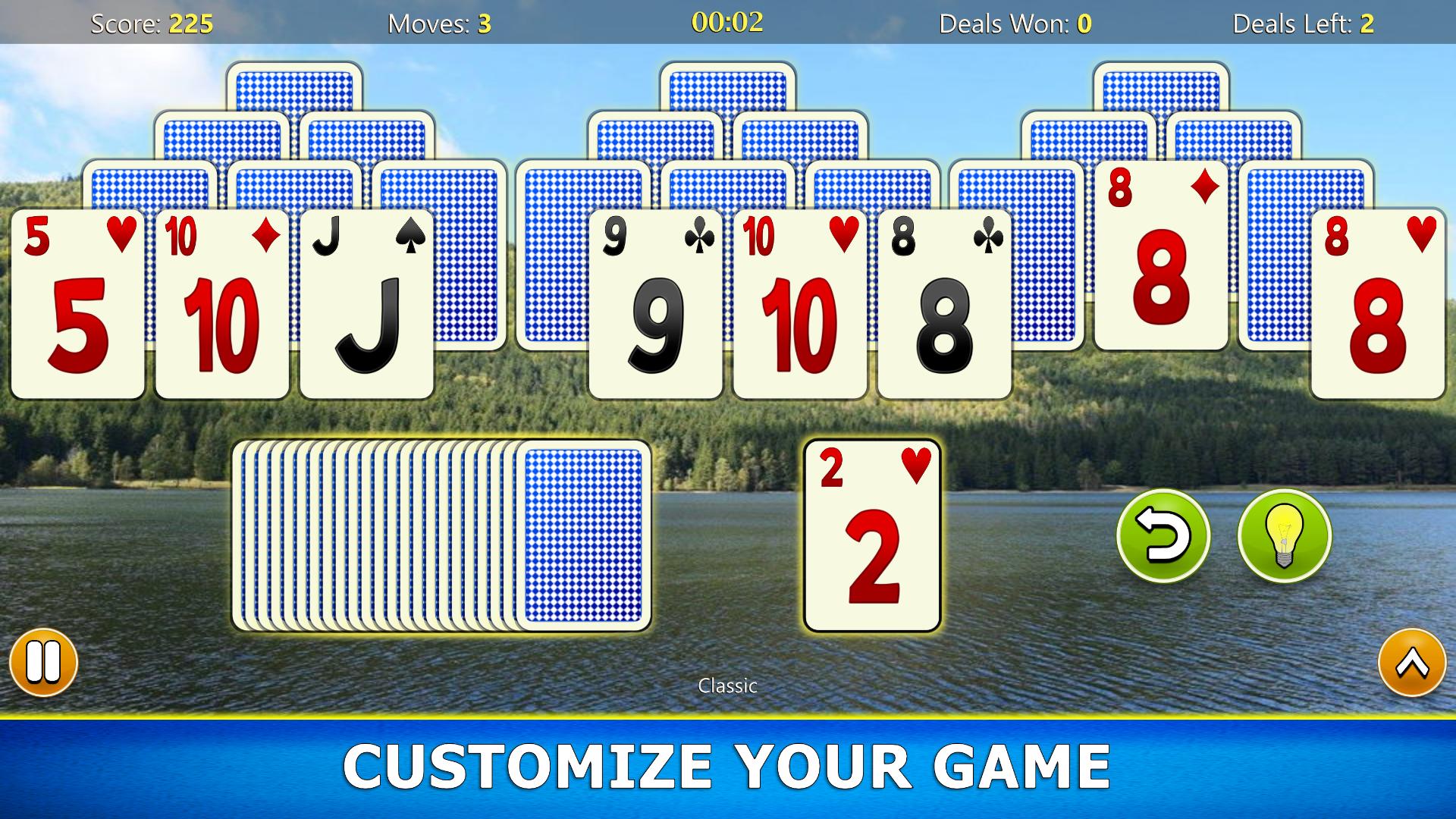 اسکرین شات 3 بازی TriPeaks Solitaire Mobile