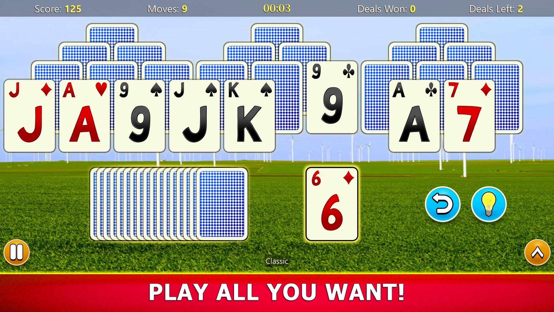 اسکرین شات 7 بازی TriPeaks Solitaire Mobile