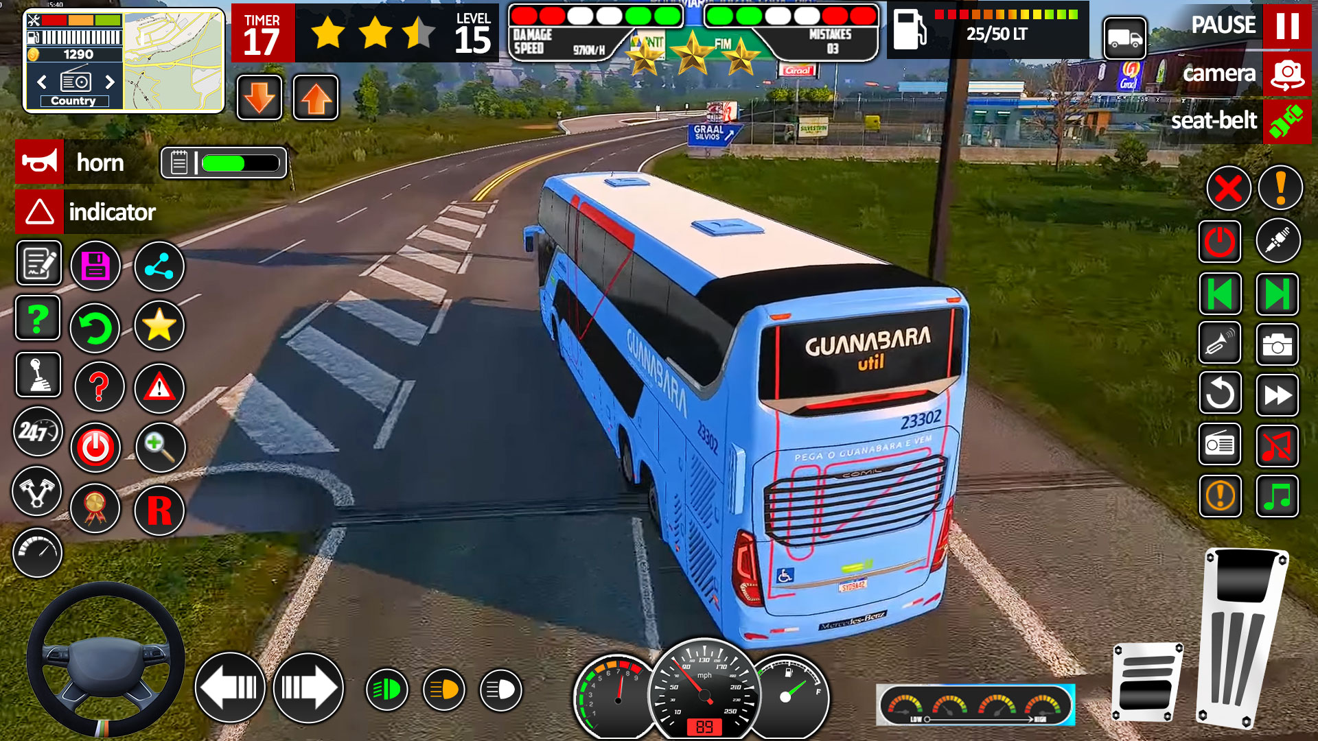 اسکرین شات 1 بازی Real Bus Drive Coach Bus Game