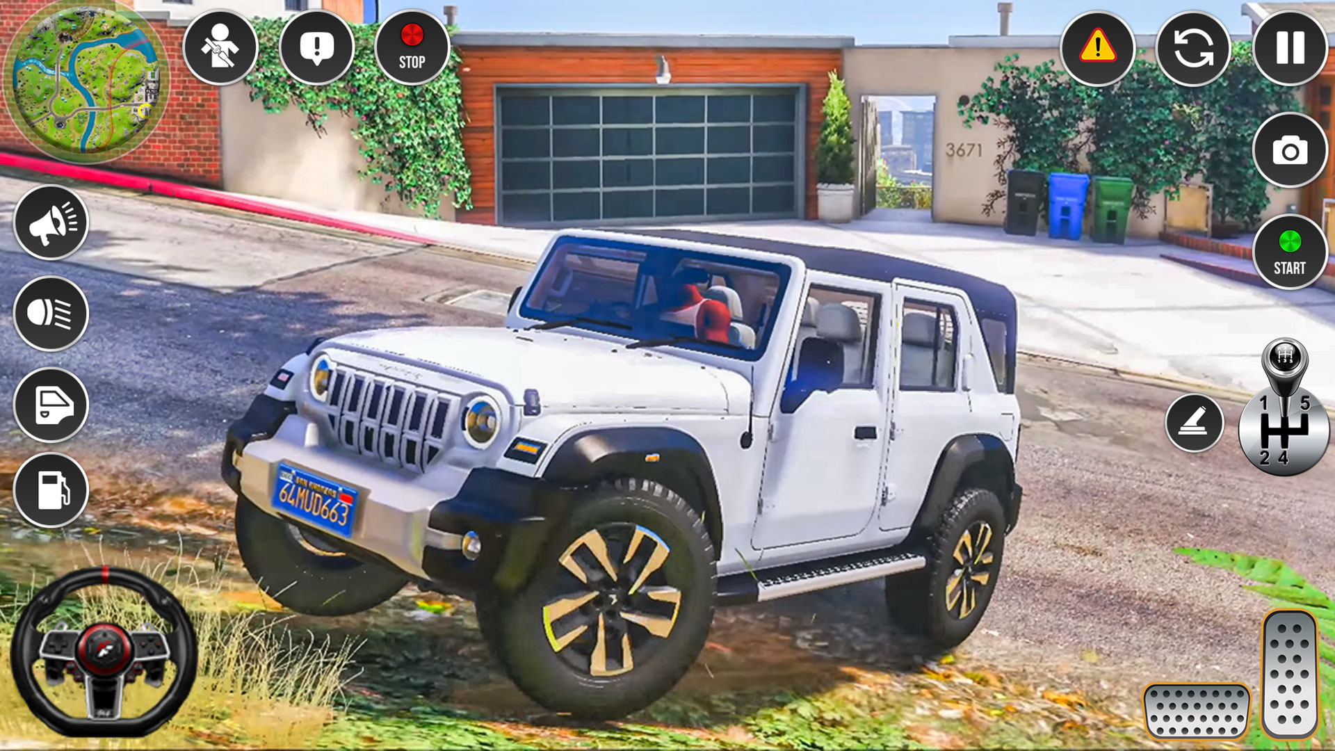 اسکرین شات 4 بازی SUV Jeep Offroad Jeep Games
