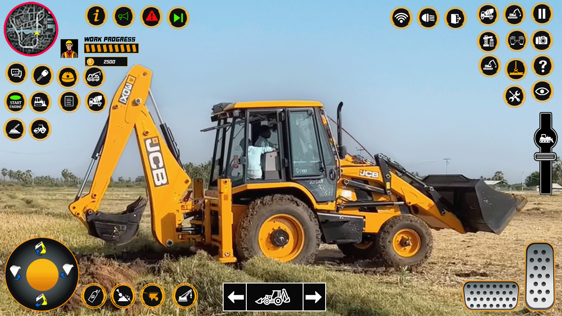 اسکرین شات 2 بازی JCB Games Backhoe Simulator