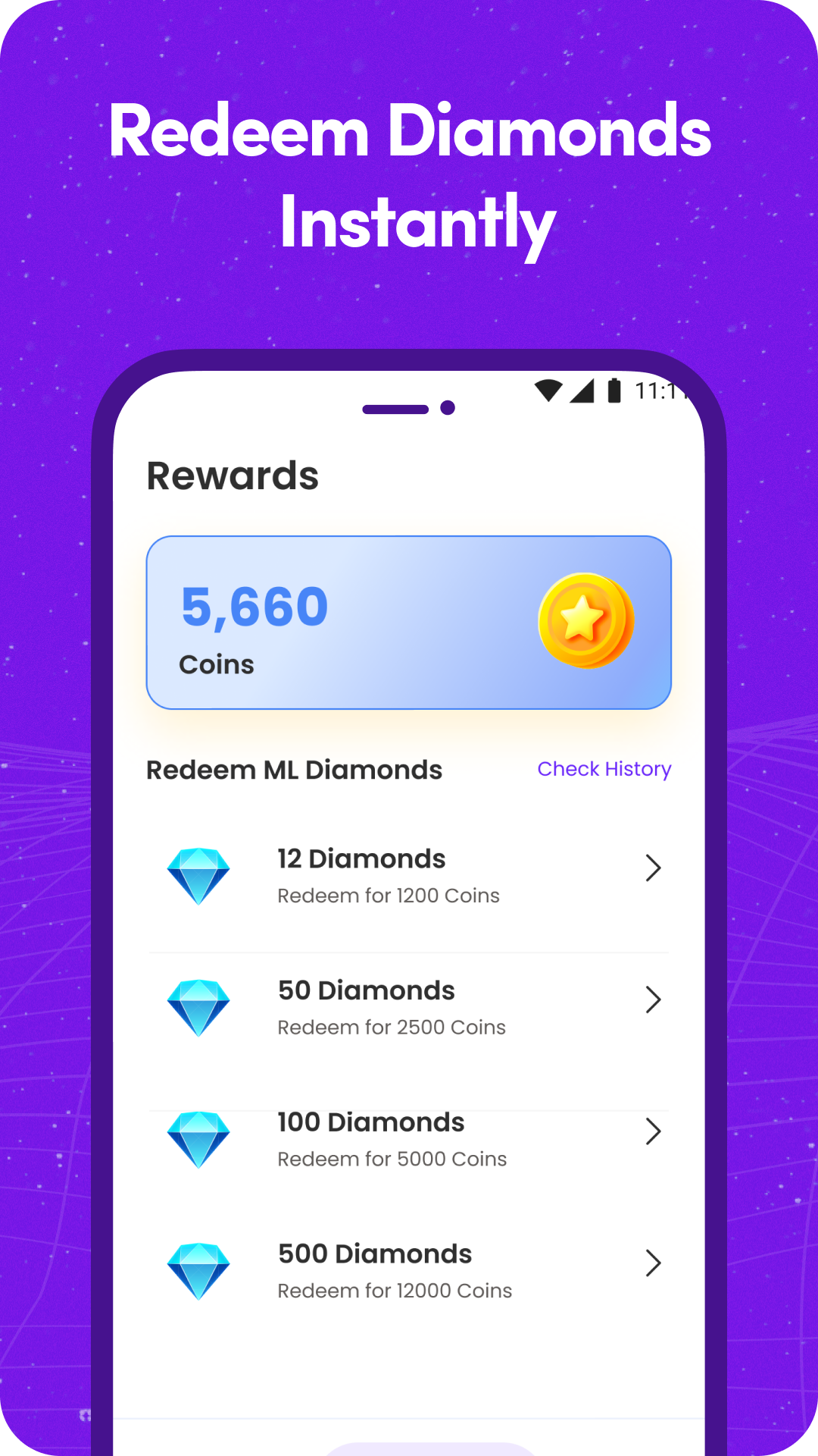 اسکرین شات 3 برنامه Earn Diamonds for Bang Mobile