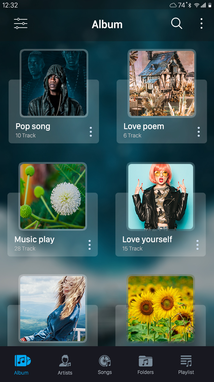 اسکرین شات 3 برنامه Music player