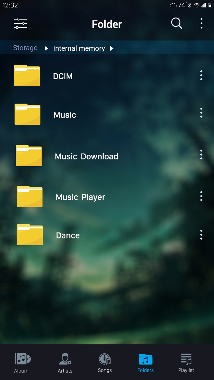 اسکرین شات 4 برنامه Music player
