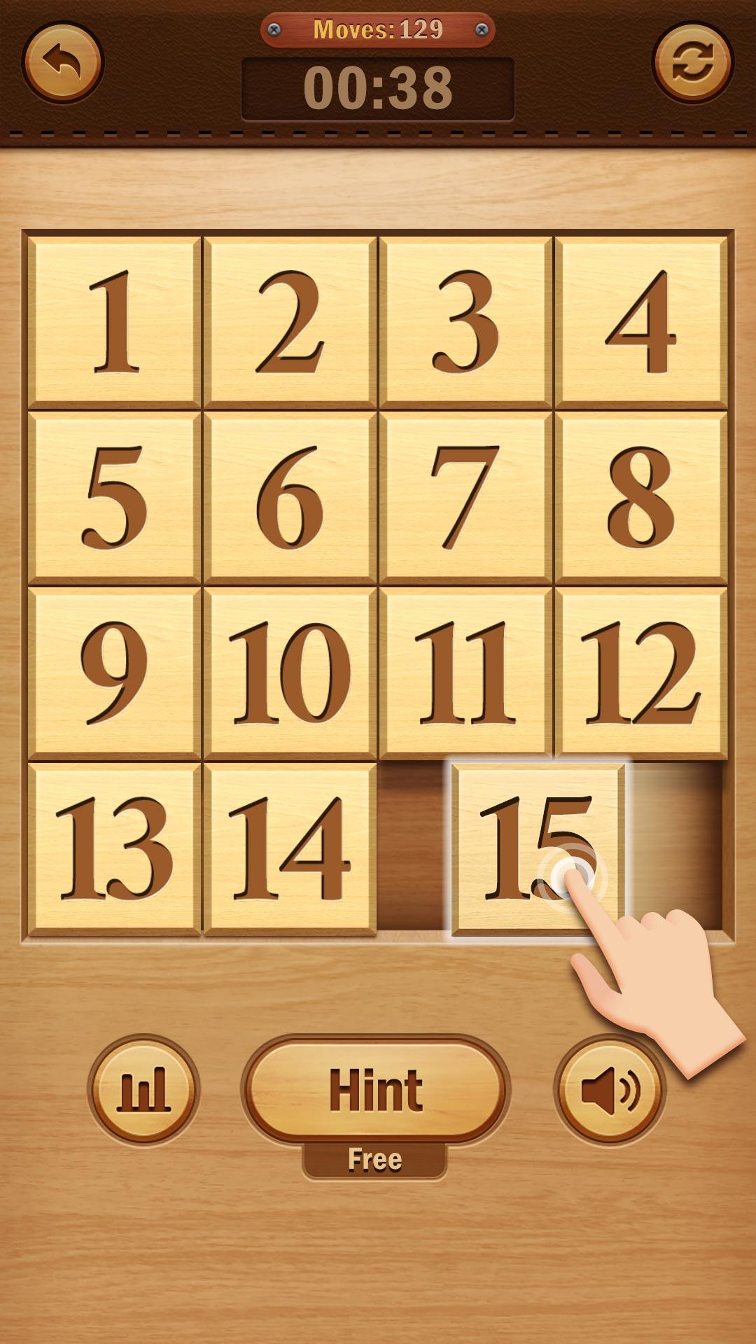 اسکرین شات 2 بازی Number Puzzle - Sliding Puzzle