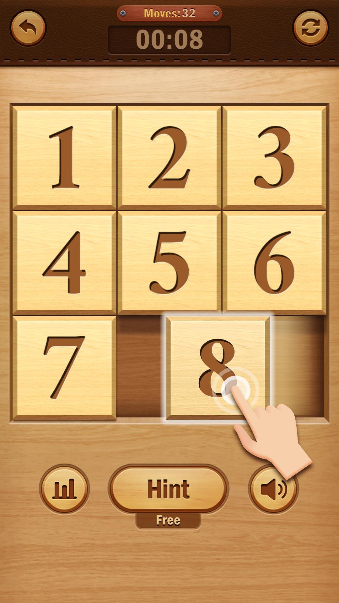 اسکرین شات 1 بازی Number Puzzle - Sliding Puzzle