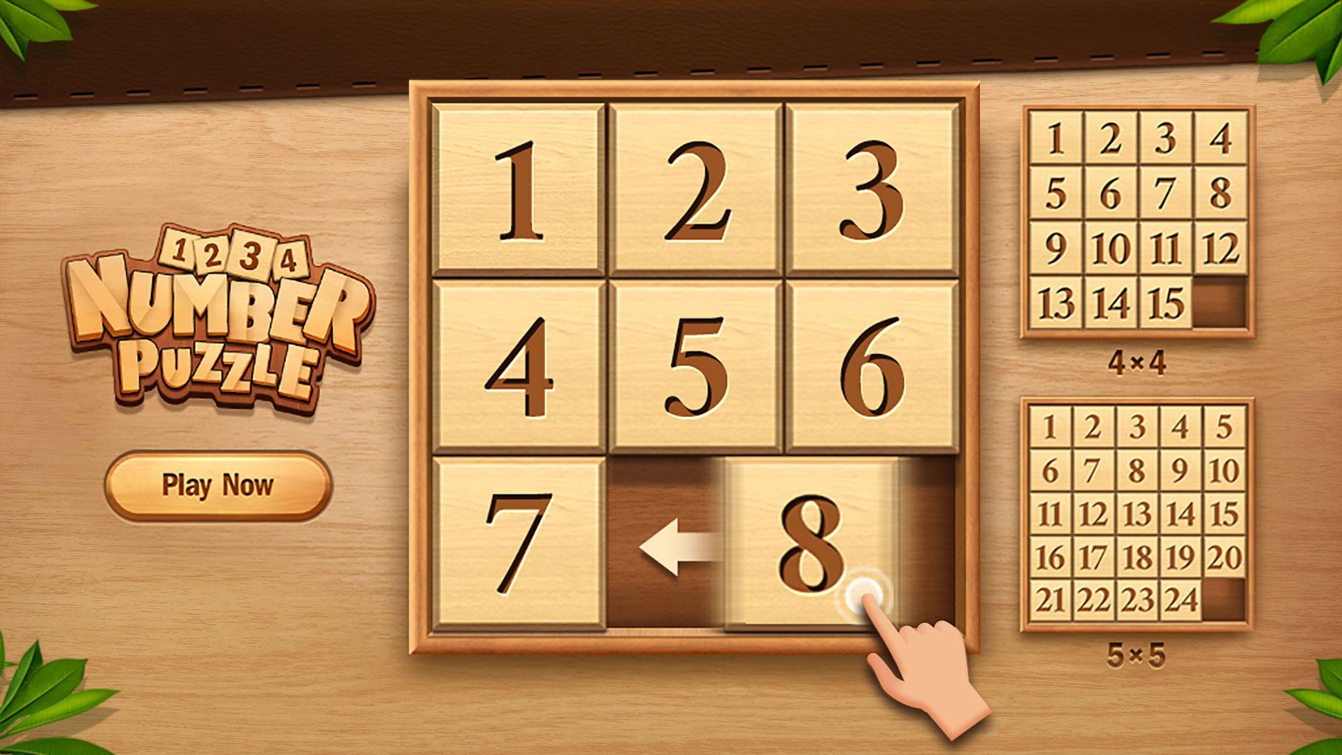 اسکرین شات 6 بازی Number Puzzle - Sliding Puzzle