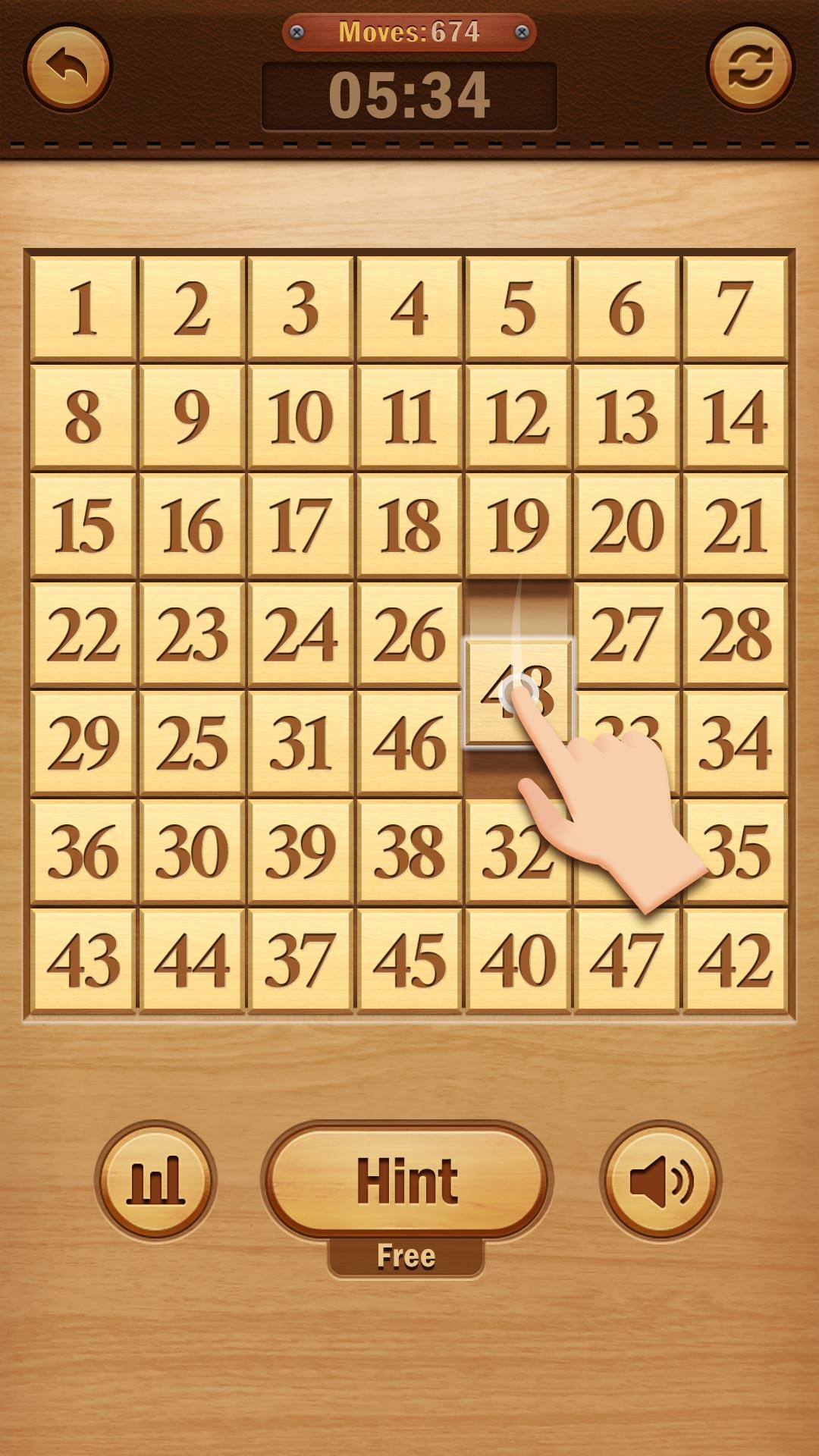 اسکرین شات 5 بازی Number Puzzle - Sliding Puzzle