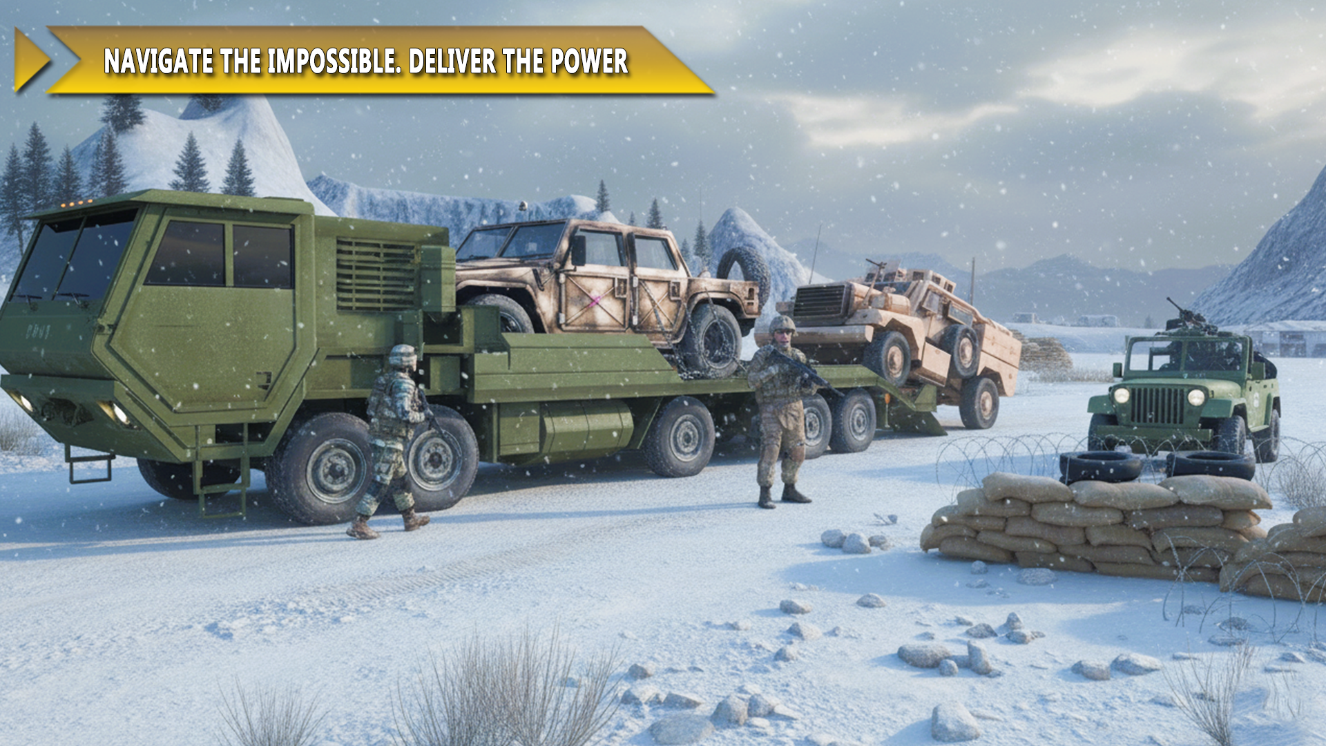 اسکرین شات 1 بازی Army Cargo Truck Simulator