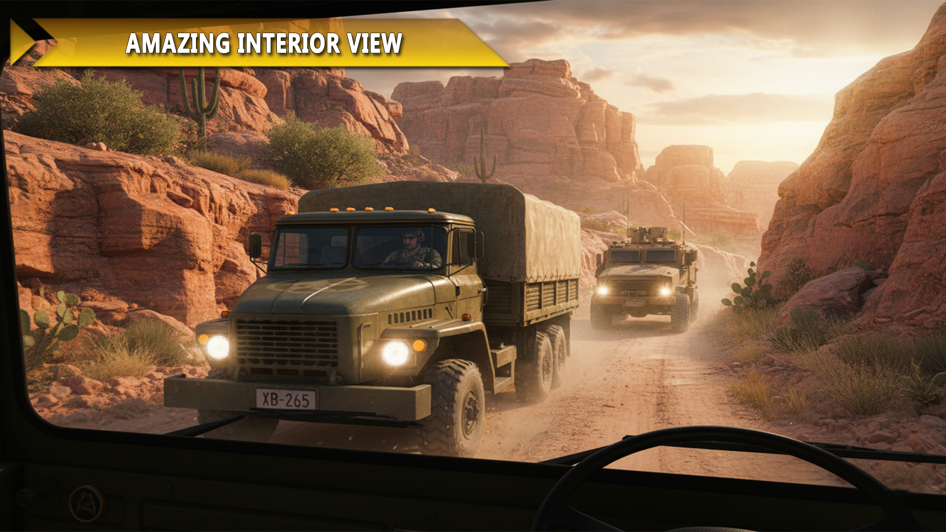 اسکرین شات 3 بازی Army Cargo Truck Simulator