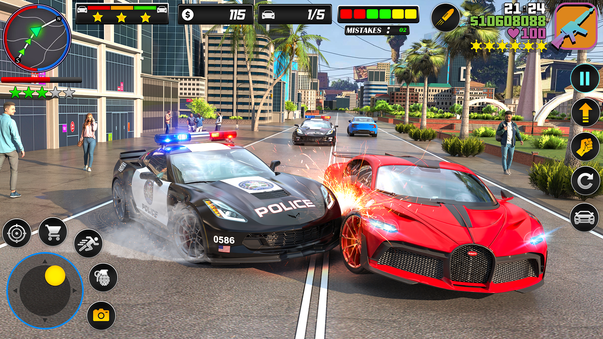 اسکرین شات 5 بازی Police Car Simulator Game 3D