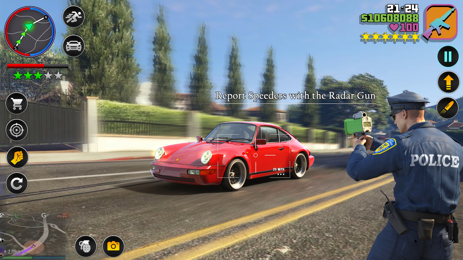 اسکرین شات 3 بازی Police Car Simulator Game 3D
