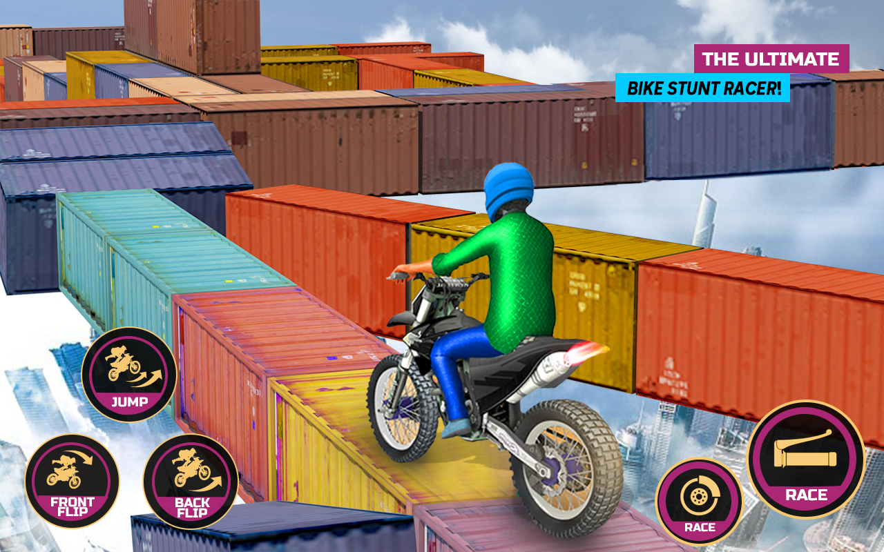 اسکرین شات 5 بازی Racing Bike Stunt Games Master