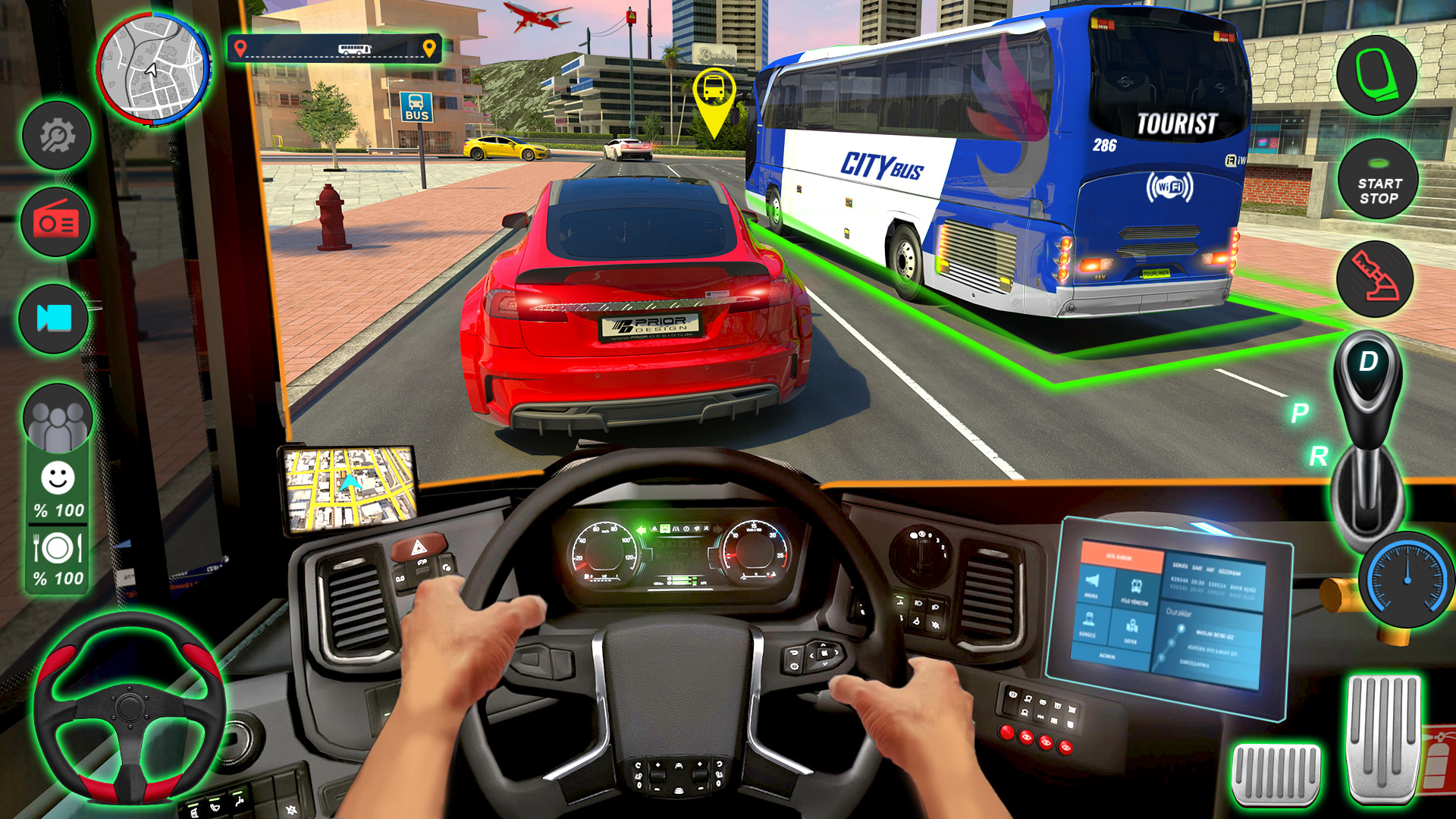 اسکرین شات 1 بازی Modern Bus Simulator: Bus Game