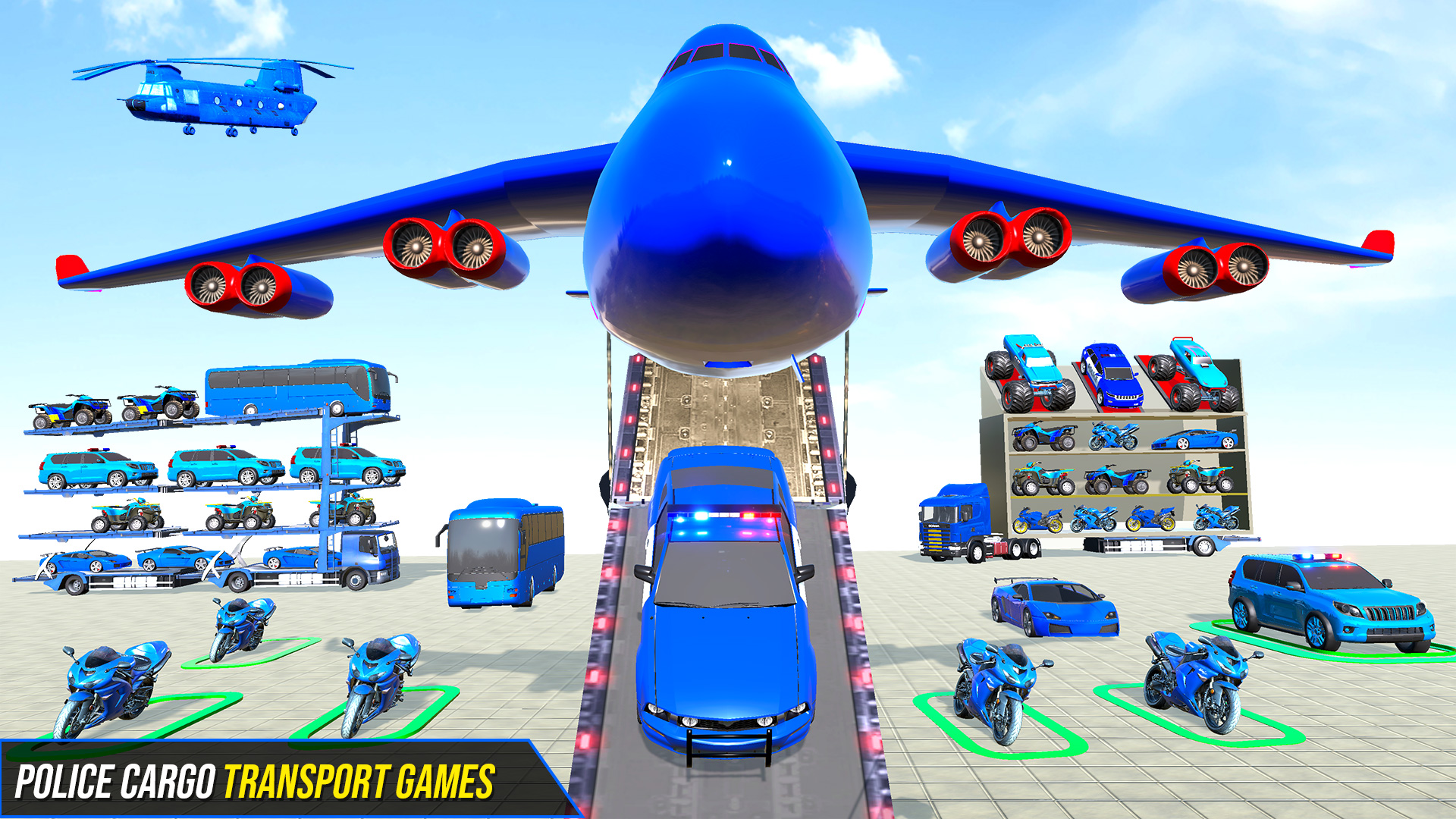 اسکرین شات 8 بازی NY Police Bike Transport Truck