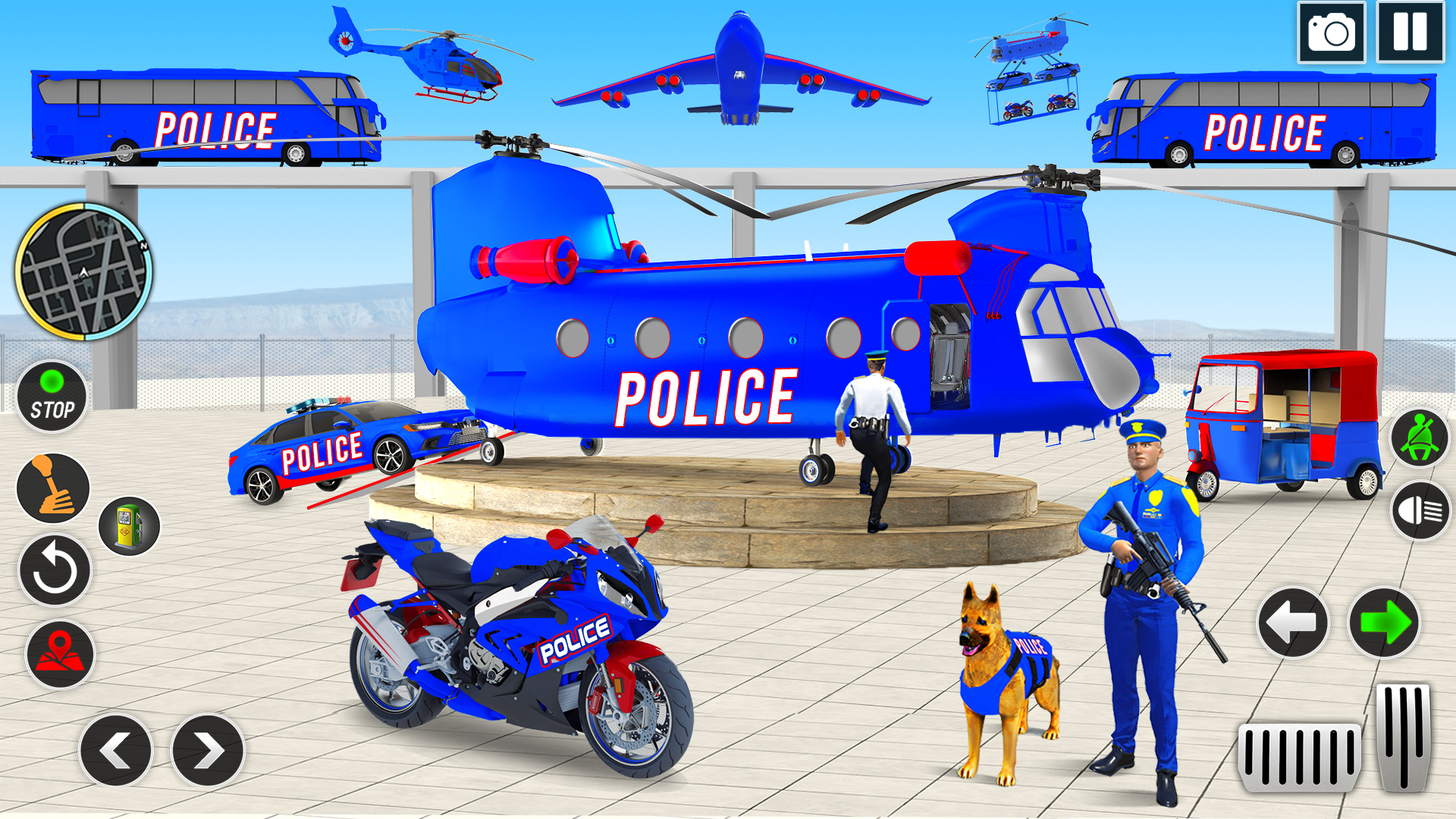 اسکرین شات 2 بازی NY Police Bike Transport Truck