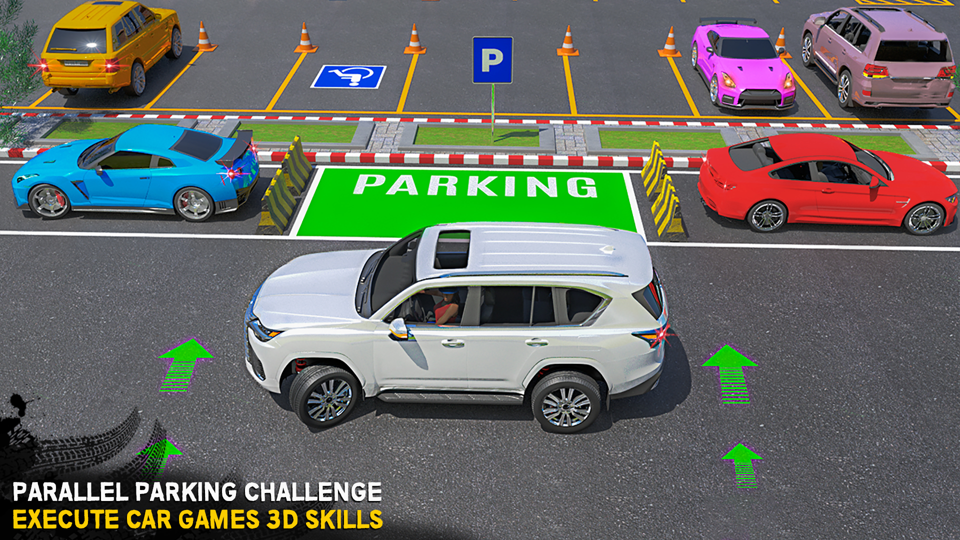 اسکرین شات 3 بازی Car Parking 3D - Car Games 3D