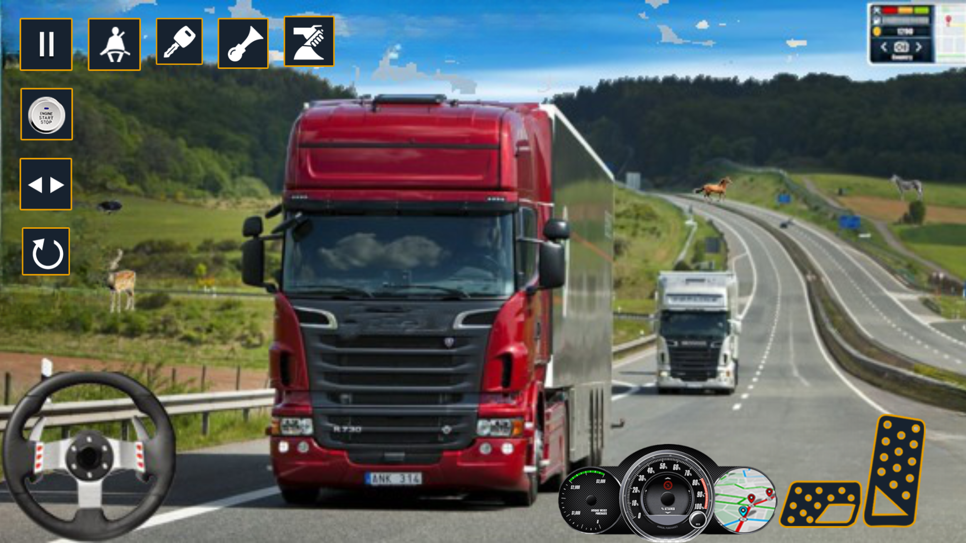 اسکرین شات 1 بازی Euro Truck Simulator Games 3d