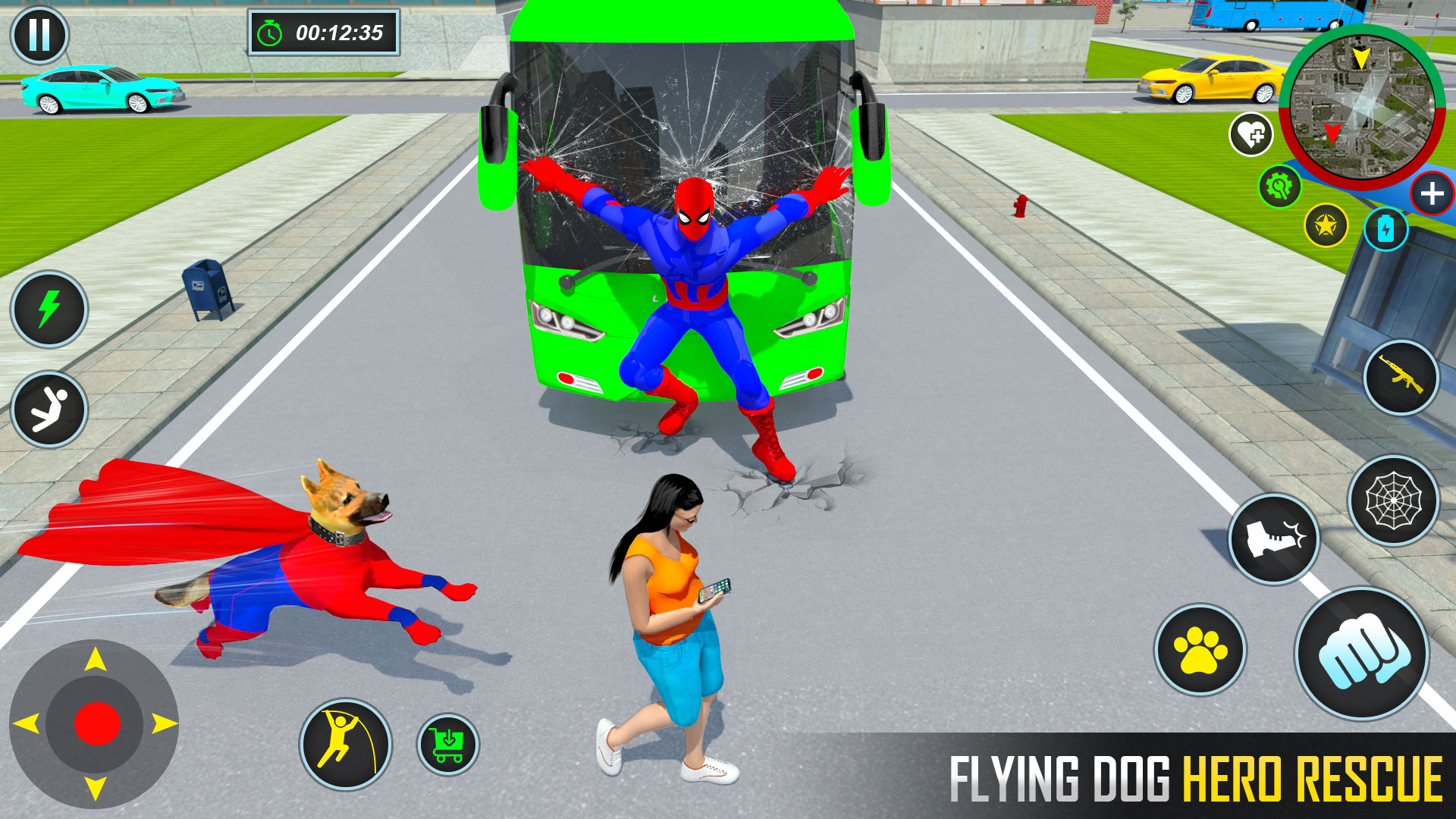 اسکرین شات 2 بازی Superhero Dog Rescue Mission
