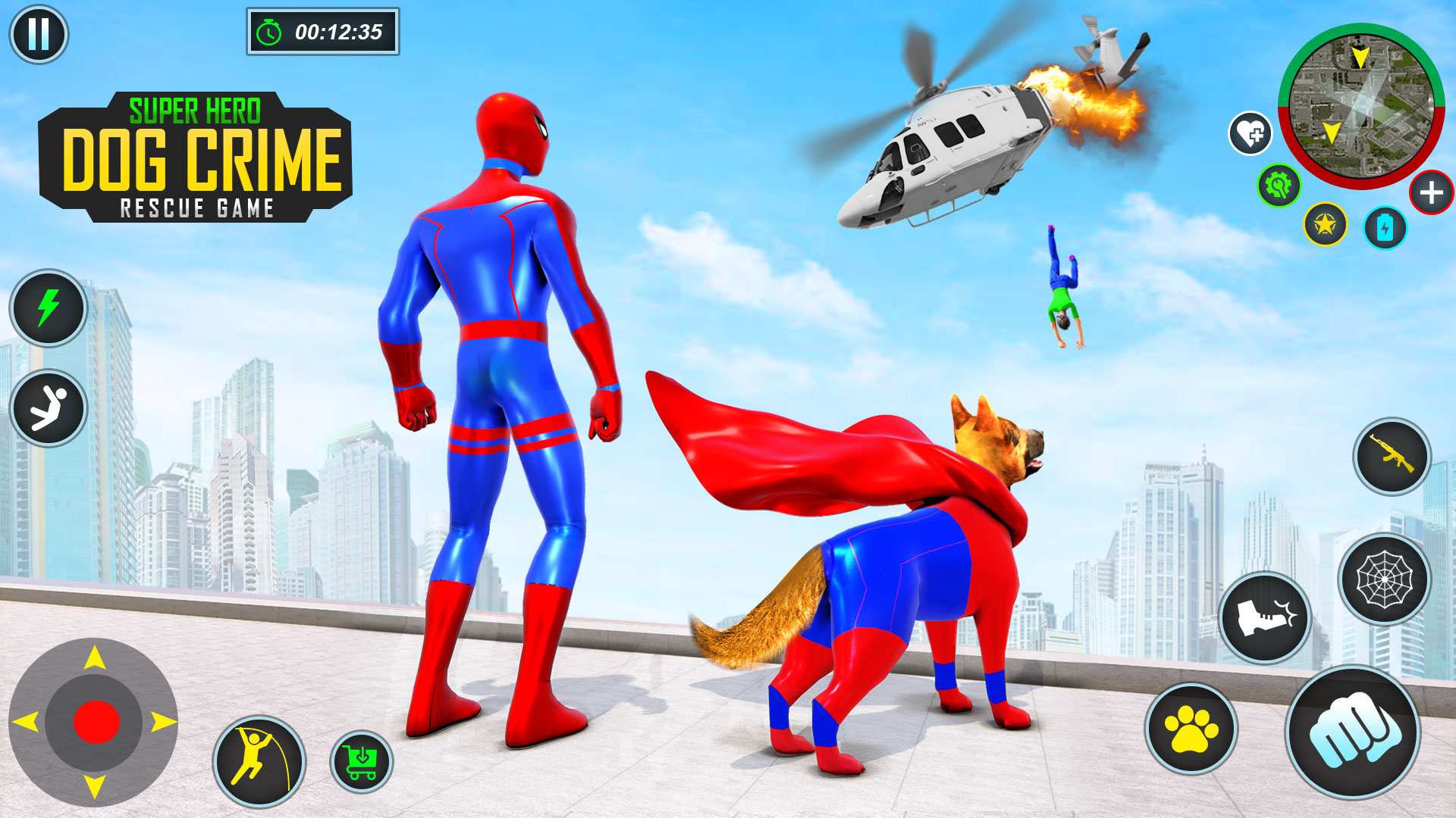 اسکرین شات 3 بازی Superhero Dog Rescue Mission